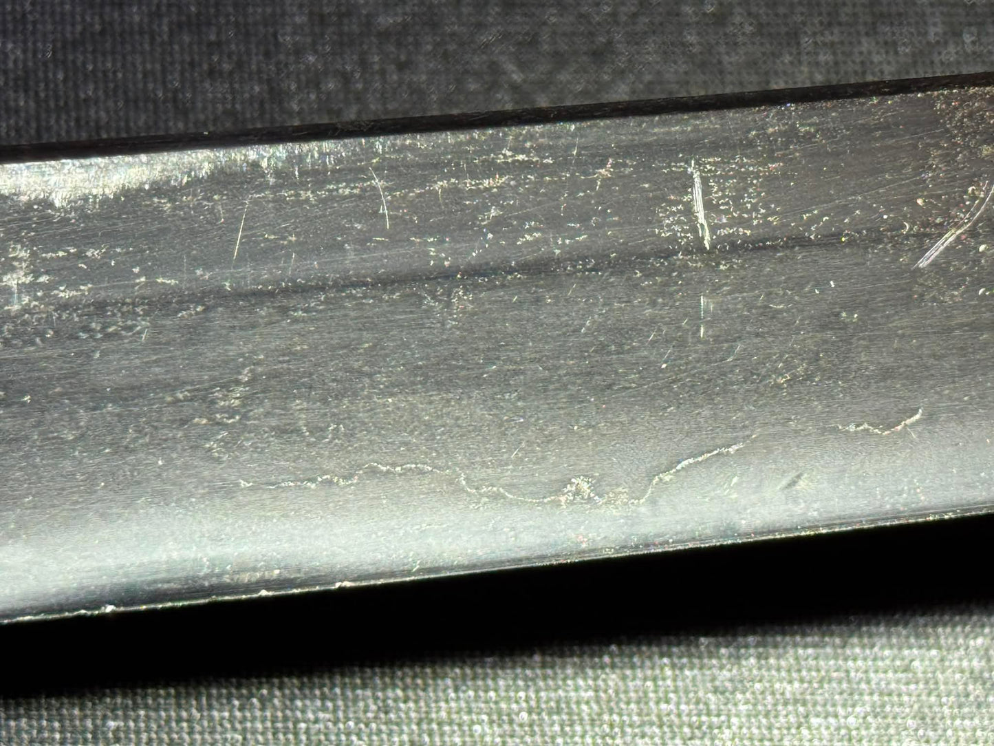Antique Nihonto - Katana in Tachi Koshirae, signed Rai Kuni- (unverified)
