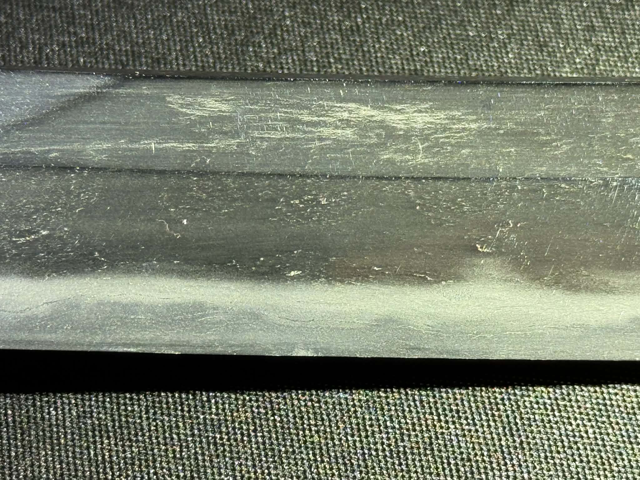 Antique Nihonto - Late Muromachi  (500 years old) Nagamaki Naoshi Wakizashi in Shirasaya, signed Yasunori (NBTHK certified)