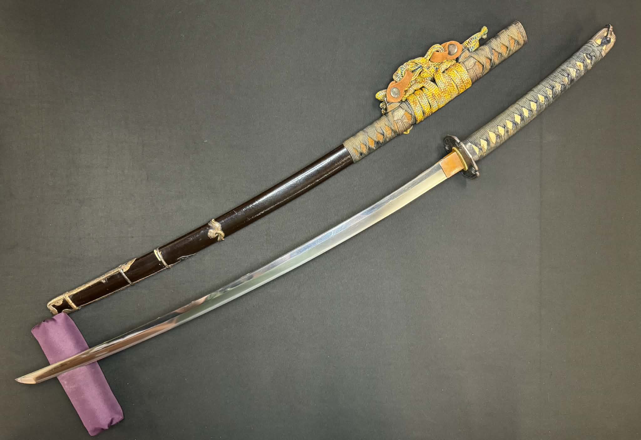 Antique Nihonto - Katana with Tachi Koshirae, Toensha Attributed to Bizen Yoshimitsu