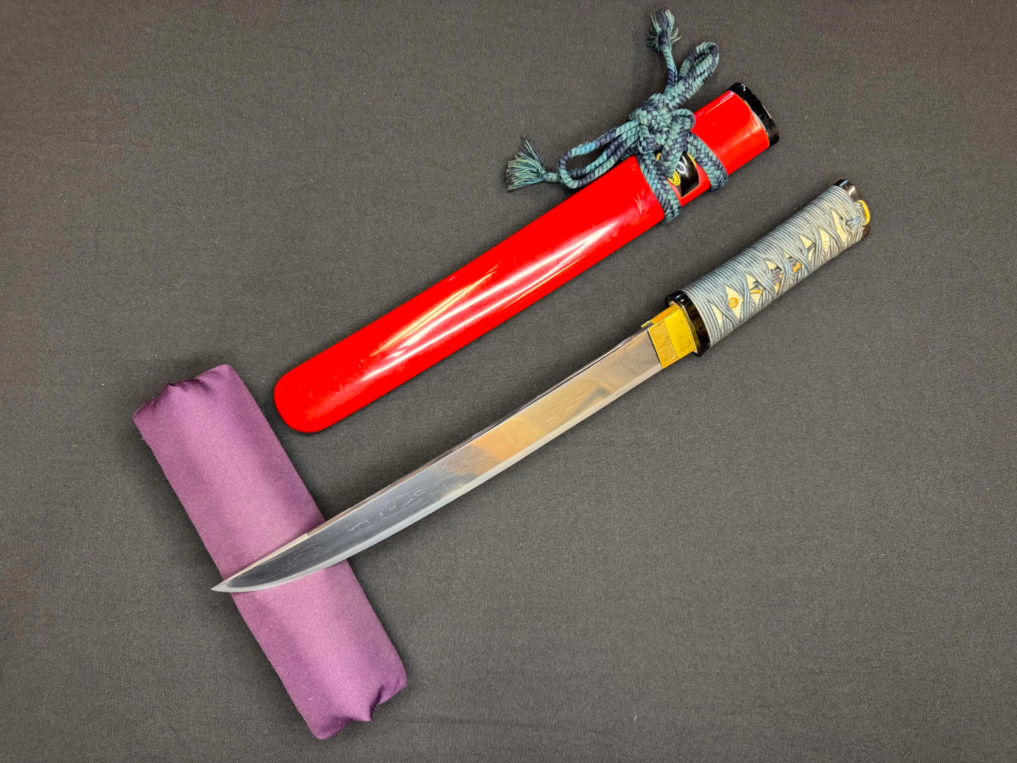 Antique Nihonto - Tanto with Koshirae, signed Jumyo, NBTHK certified