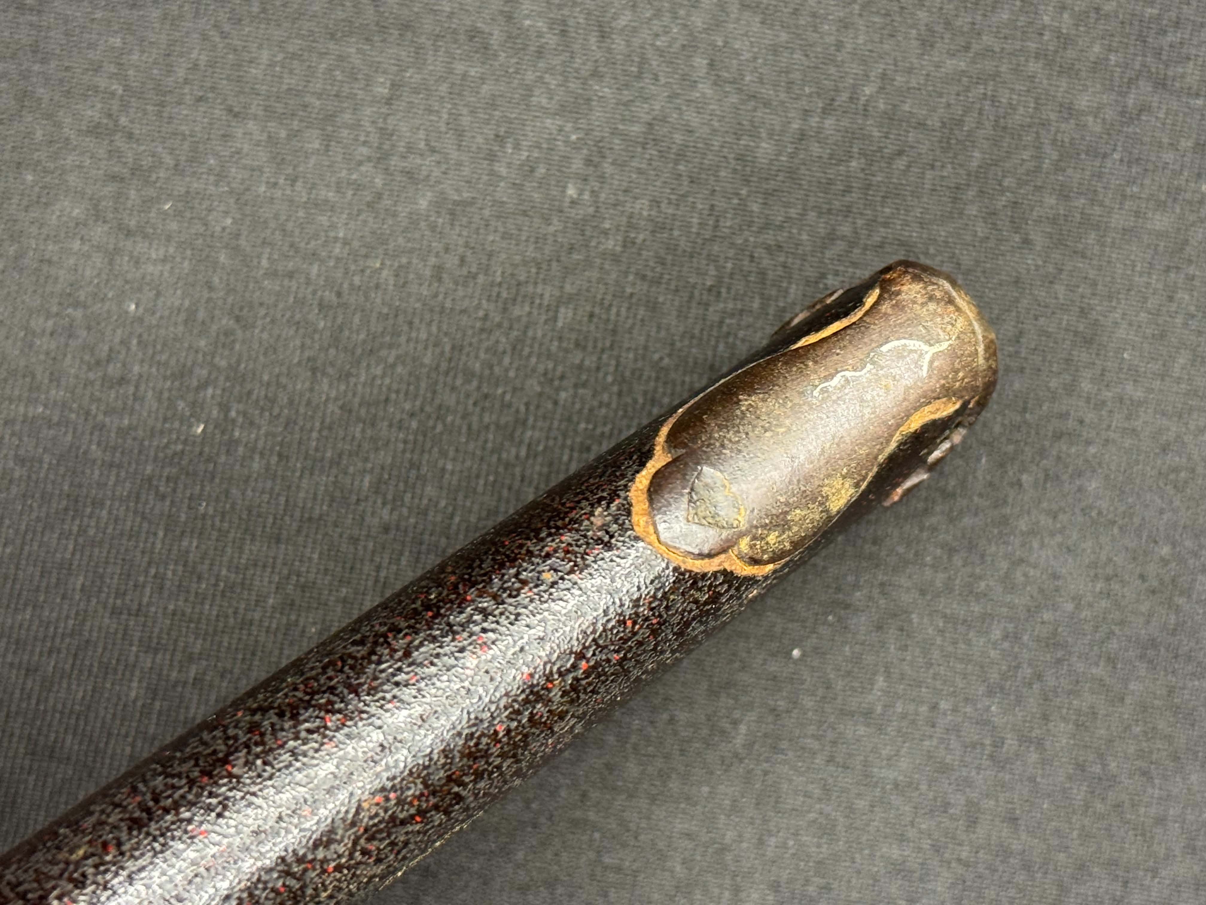 Antique Nihonto - Wakizashi with koshirae, Tsunagigaki attributed to Shimosaka