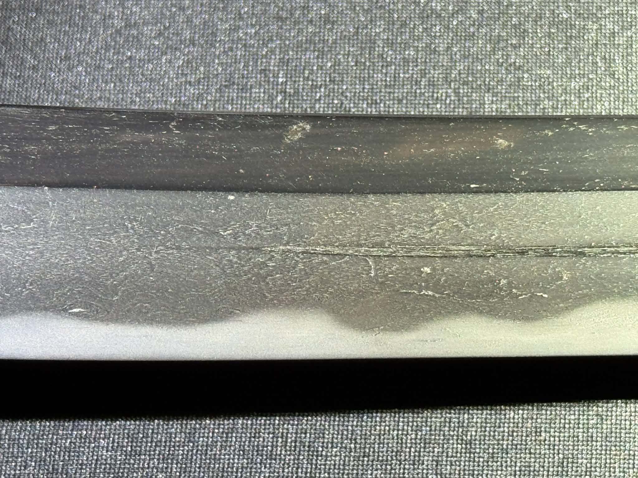 Antique Nihonto - Naginata Naoshi Wakizashi in Shirasaya - signed Echizen Kuni Ju Kanenori, NBTHK certified