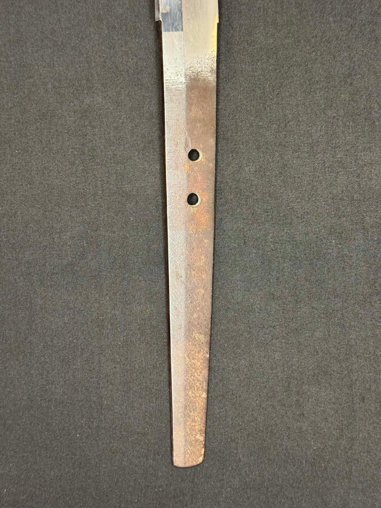 Antique Nihonto - Daishou Katana (NBTHK attributed to Fujiwara Takada) and Wakizashi (NBTHK attributed to Echizen Seki) in Handachi Koshirae
