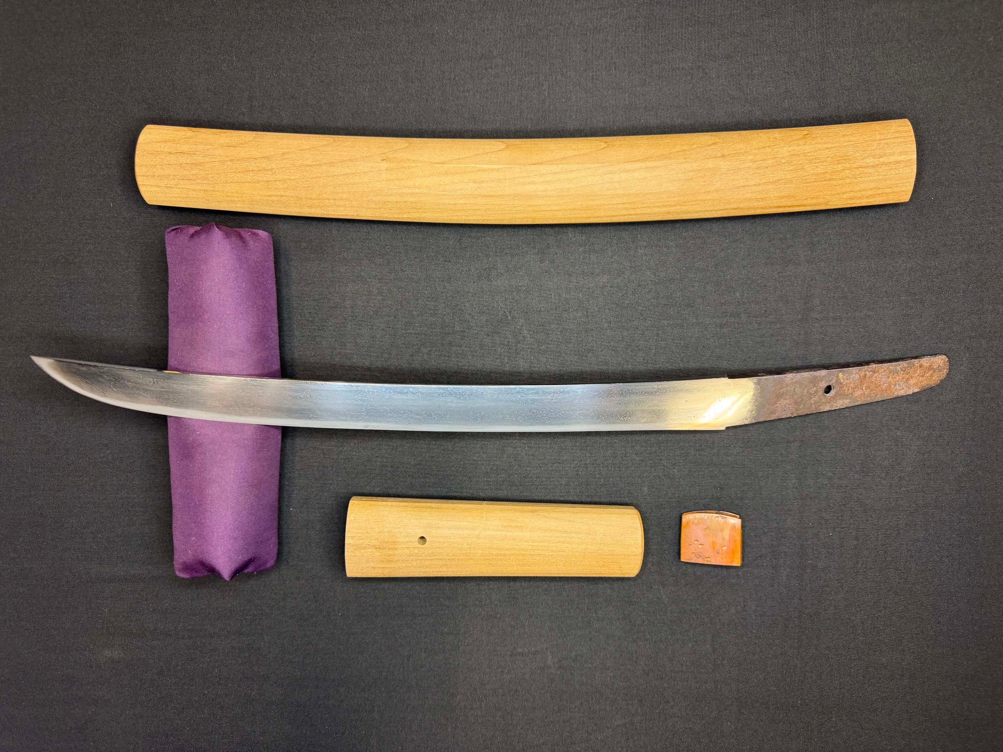 Antique Nihonto - Katahira Wakizashi in Shirasaya