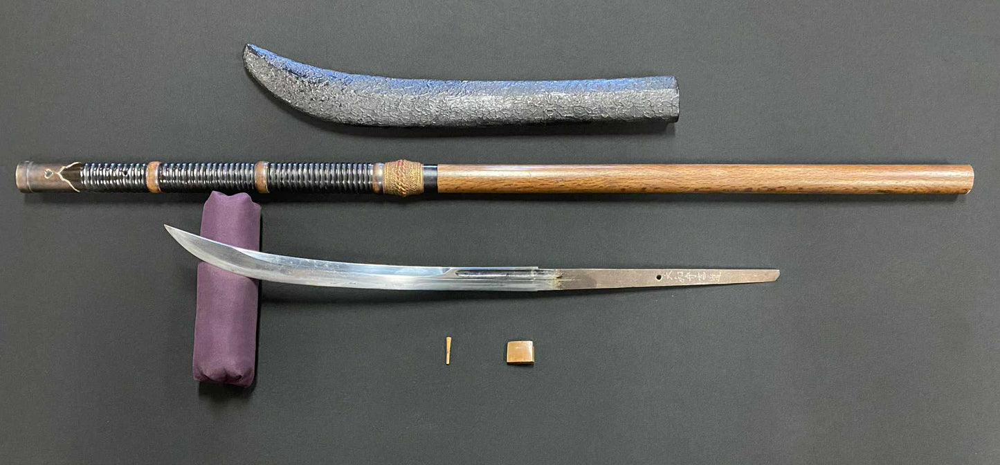 Antique Nihonto - Naginata - Early Edo(350 years old) - signed Yamato no Kami Yoshimichi