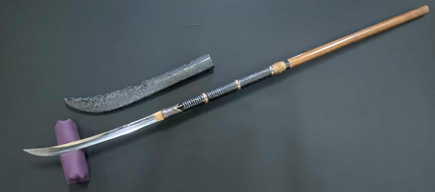 Antique Nihonto - Naginata - Early Edo(350 years old) - signed Yamato no Kami Yoshimichi