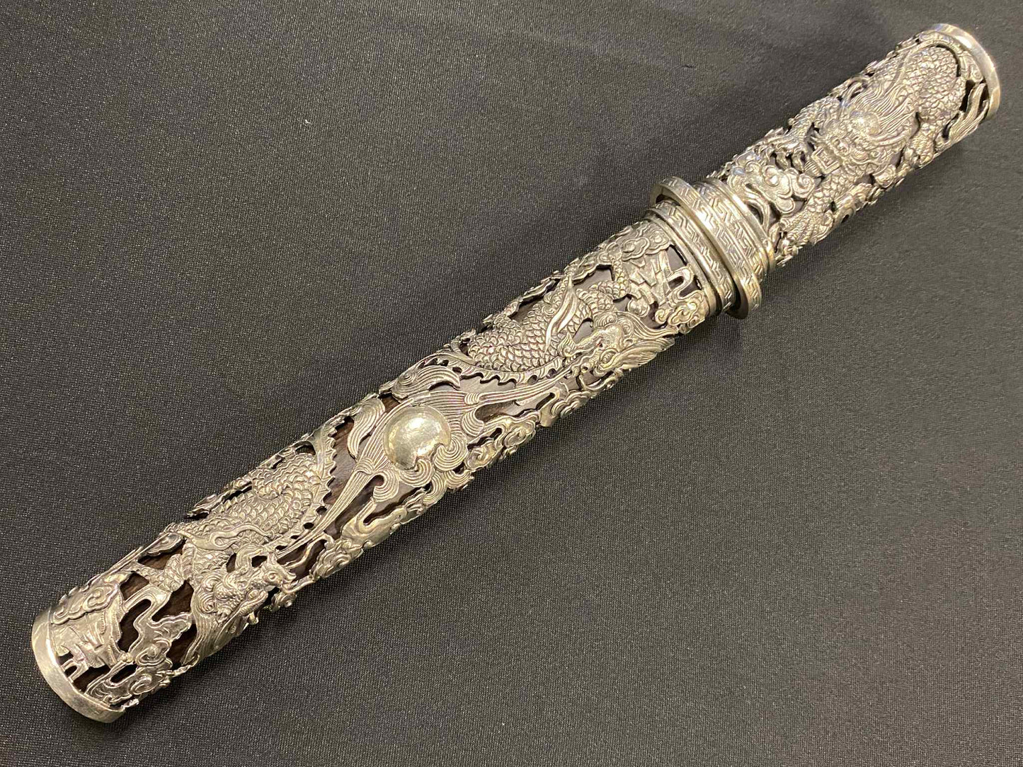 Four Face Dagger - Cloud Dragon - Spiral Damascus