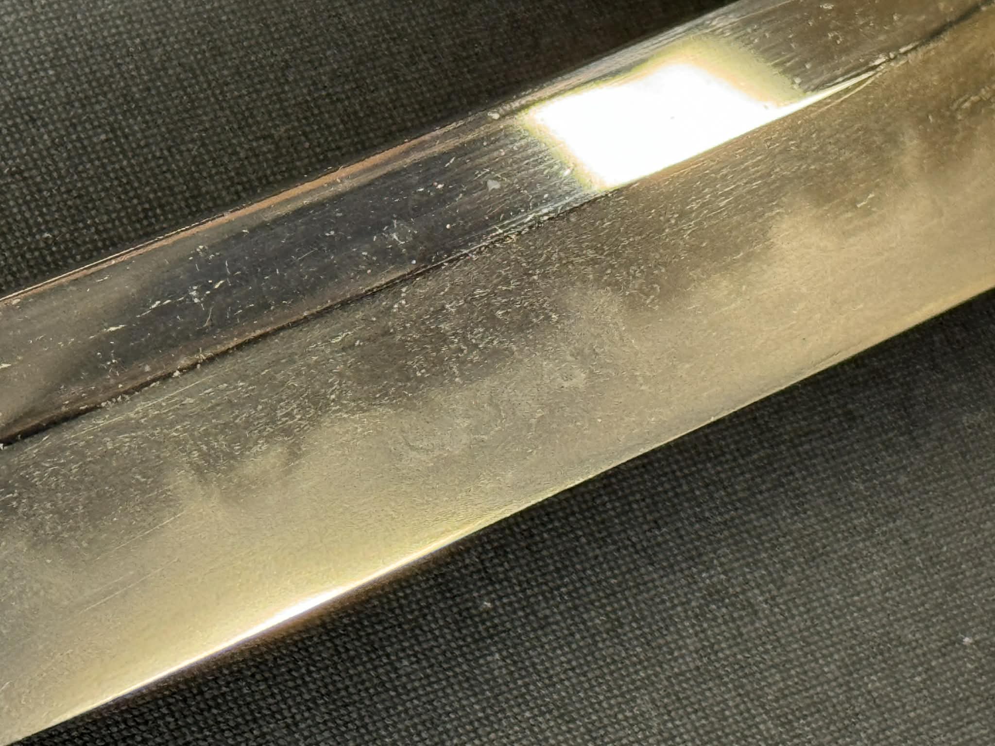 Antique Nihonto - Naginata Naoshi Wakizashi in Shirasaya - NBTHK Attributed to Osafune Sukesada