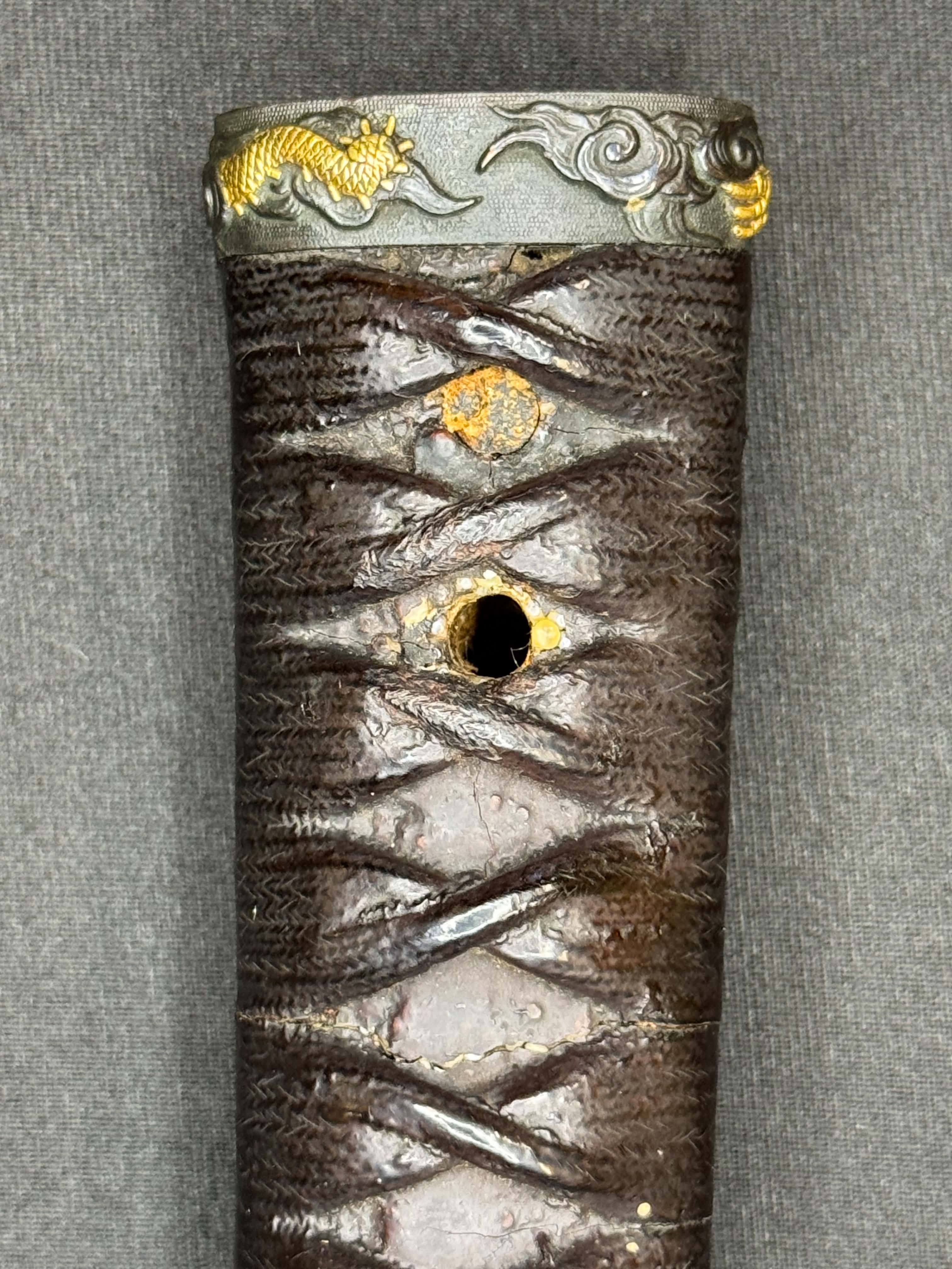 Antique Nihonto - Early Edo (300-350 years old) Katana in Koshirae, signed Yokoyama Ueno Daijo Fujiwara Sukesada (not verified)