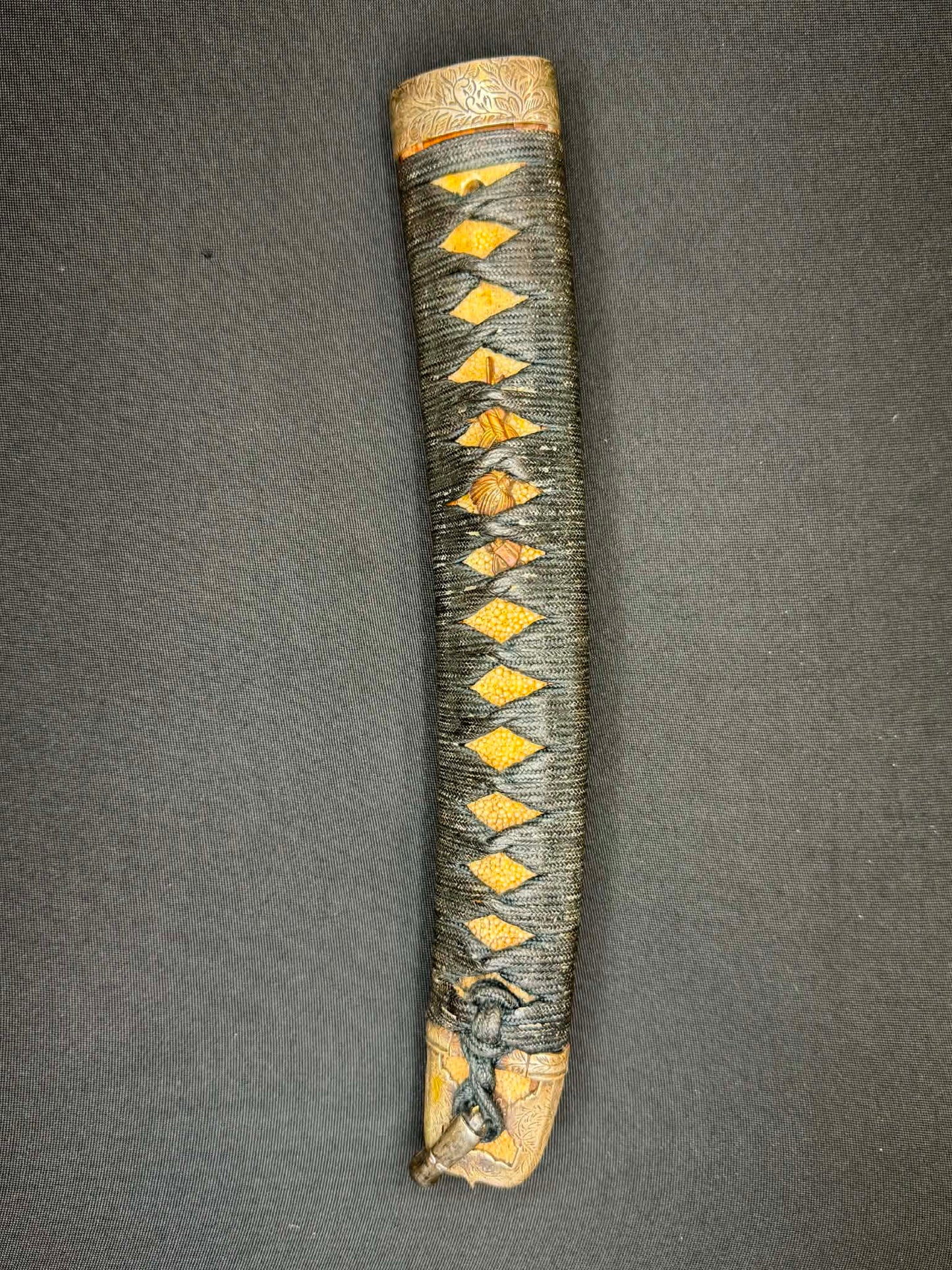 Antique Nihonto - POSSIBLE BATTLE DAMAGE Katana with Tachi Koshirae, signed Tsuguie (not verified)