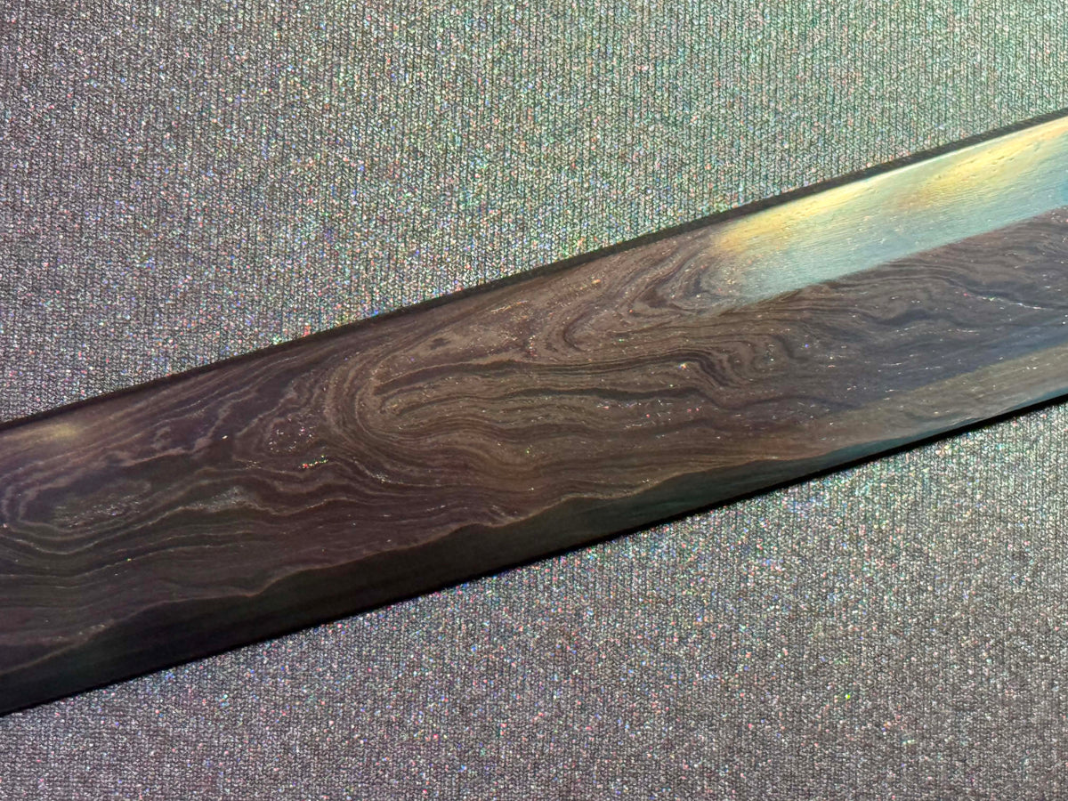 Dragonspring Katana - Mizu Blue Eye Samurai Sanmai Meteorite Damascus