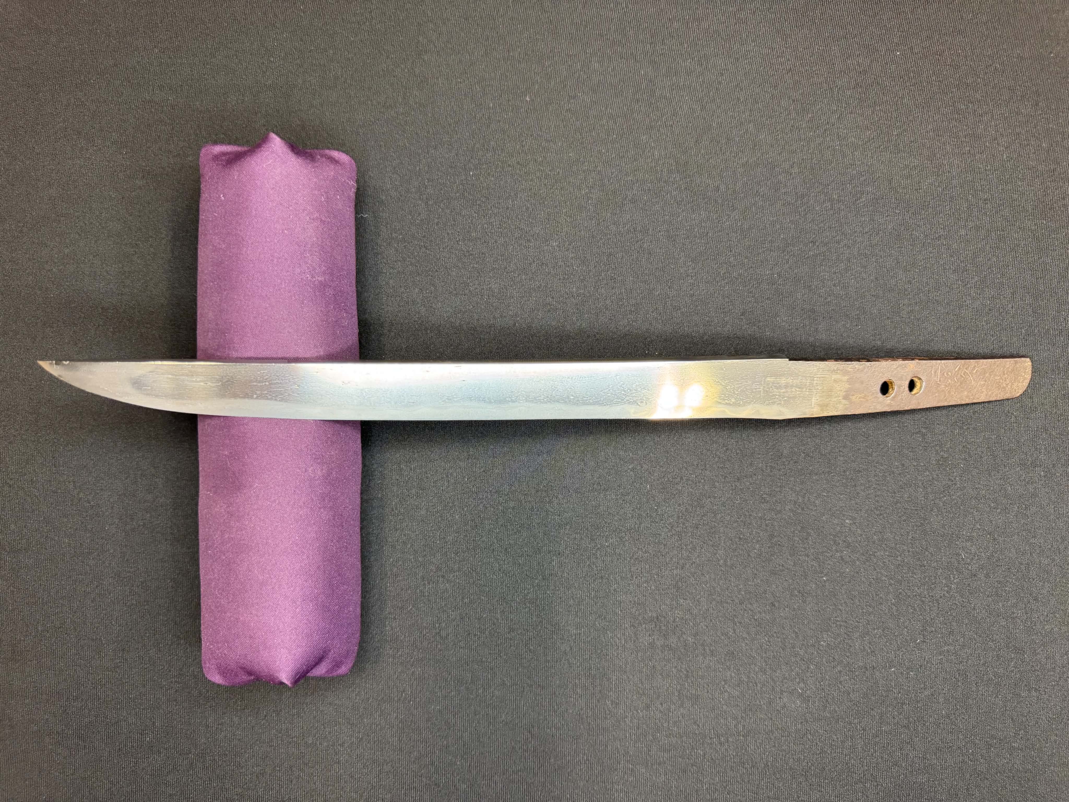 Antique Nihonto - Late Muromachi (4-500 years old) Armor Piercer Tanto in shirasaya,NBTHK attributed to Iehisa (Mino Tradition)
