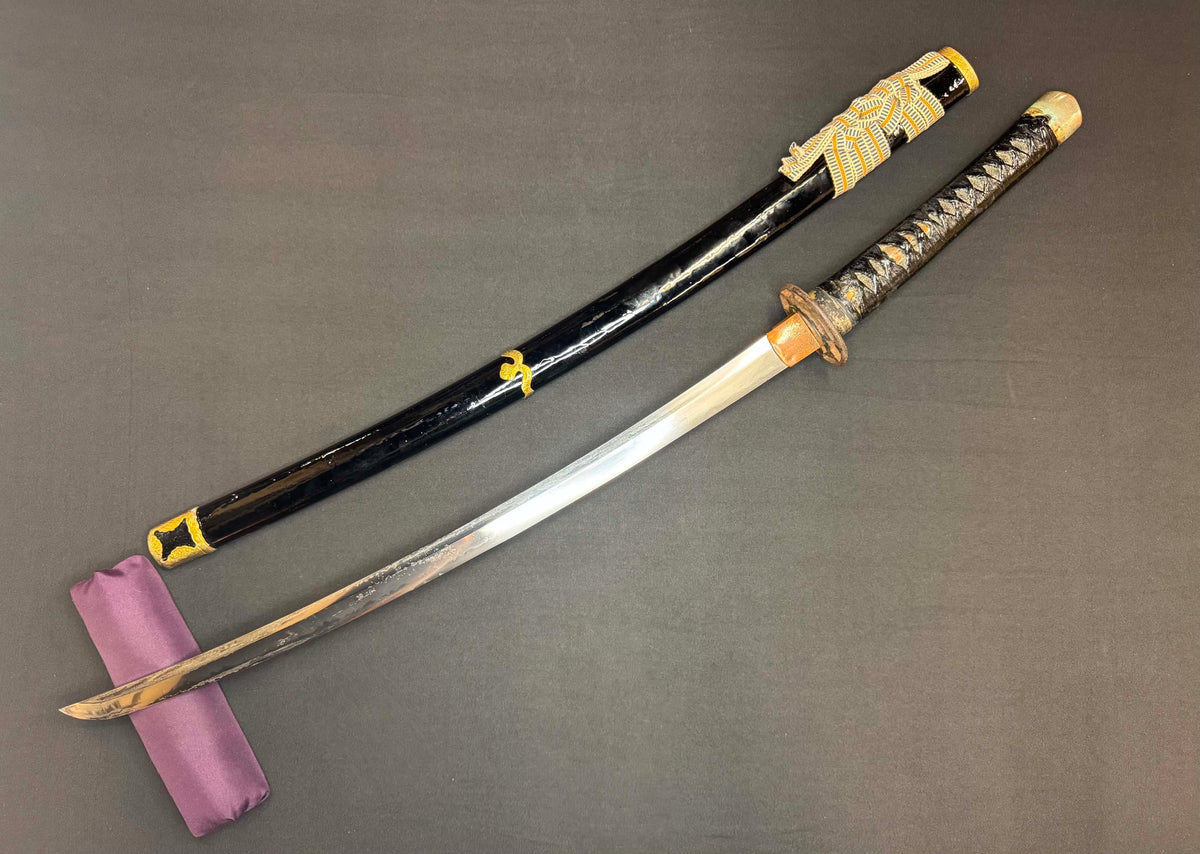 Antique Nihonto - Wakizashi in Handachi koshirae, signed Bizen Kuni Ju Osafune Sukesada, NBTHK CERTIFIED