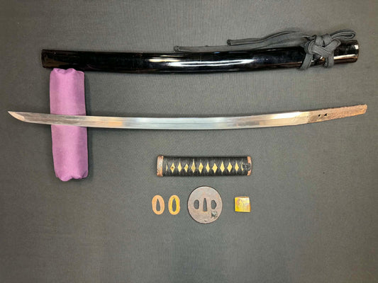 Antique Nihonto - Wakizashi in bull Koshirae