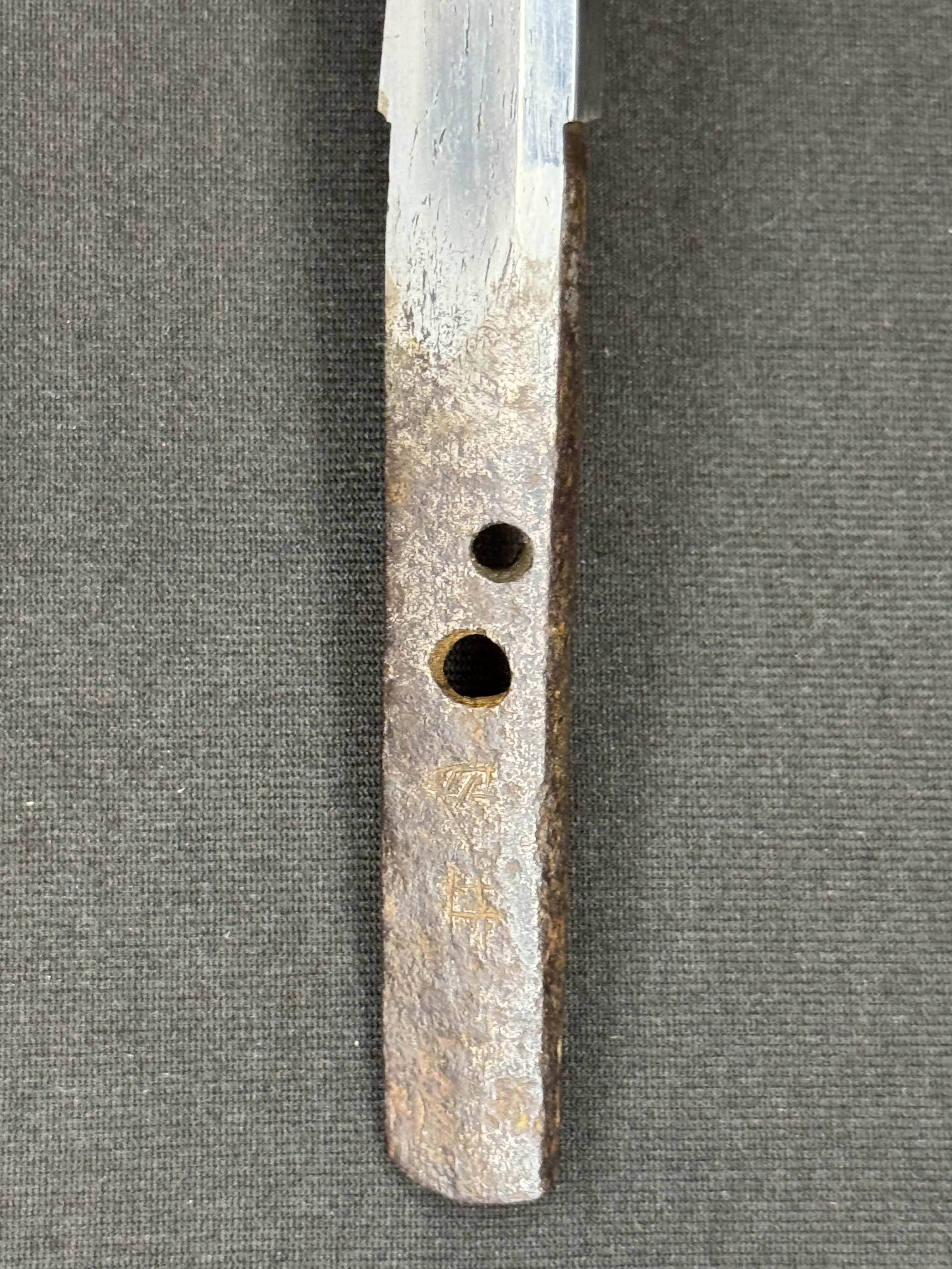 Antique Nihonto - thiccc Yoroi Doshi Armor Piercer Tanto in Koshirae