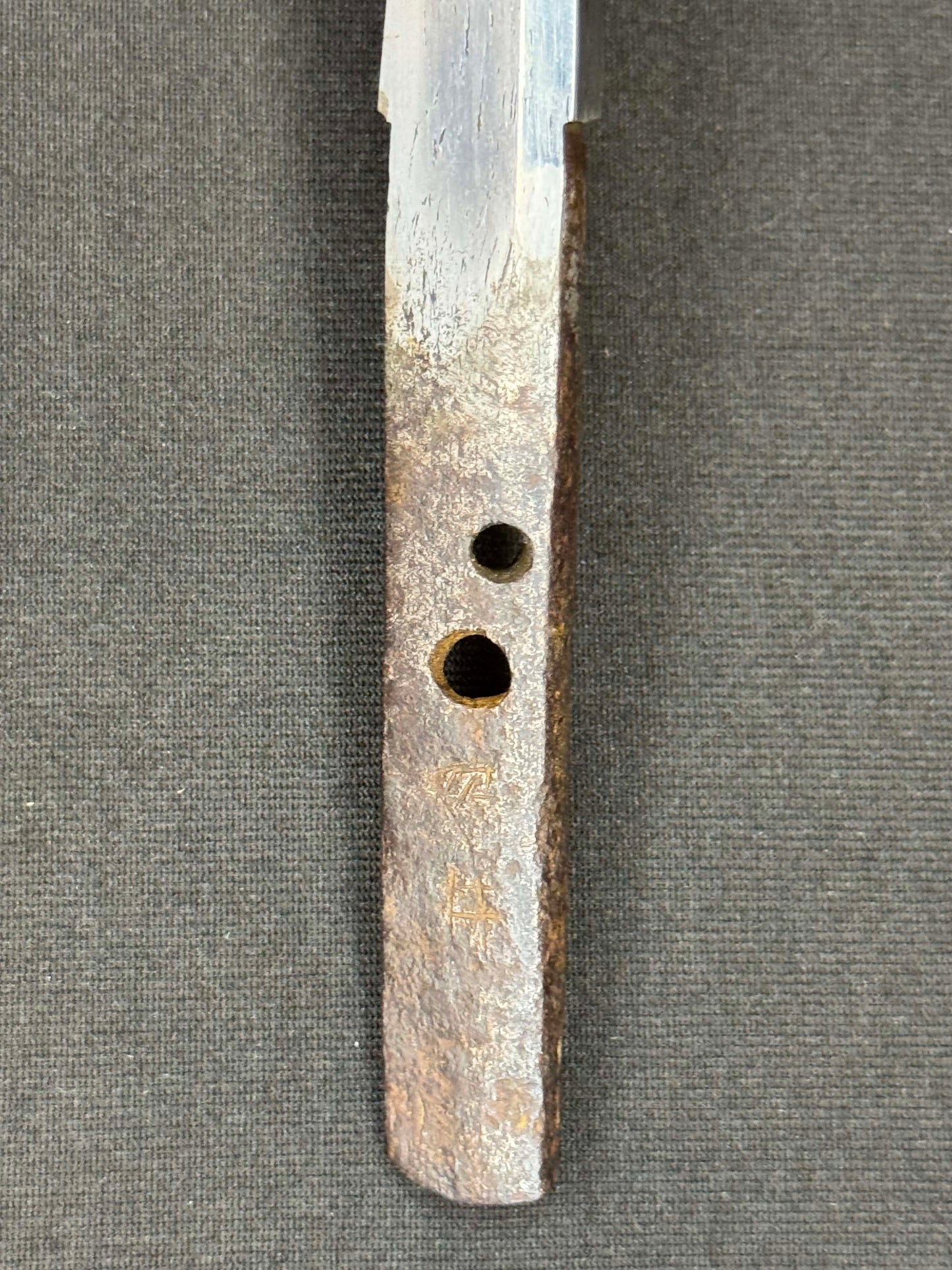 Antique Nihonto - thiccc Yoroi Doshi Armor Piercer Tanto in Koshirae