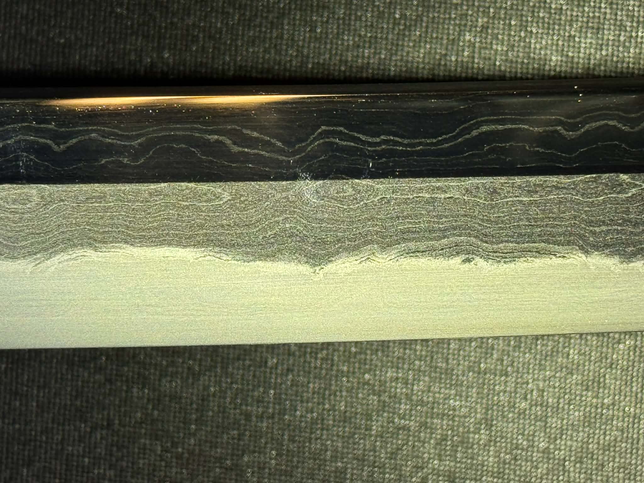 Masterwork Phoenix Armory Katana - Dark Vanguard Handachi Folded Steel