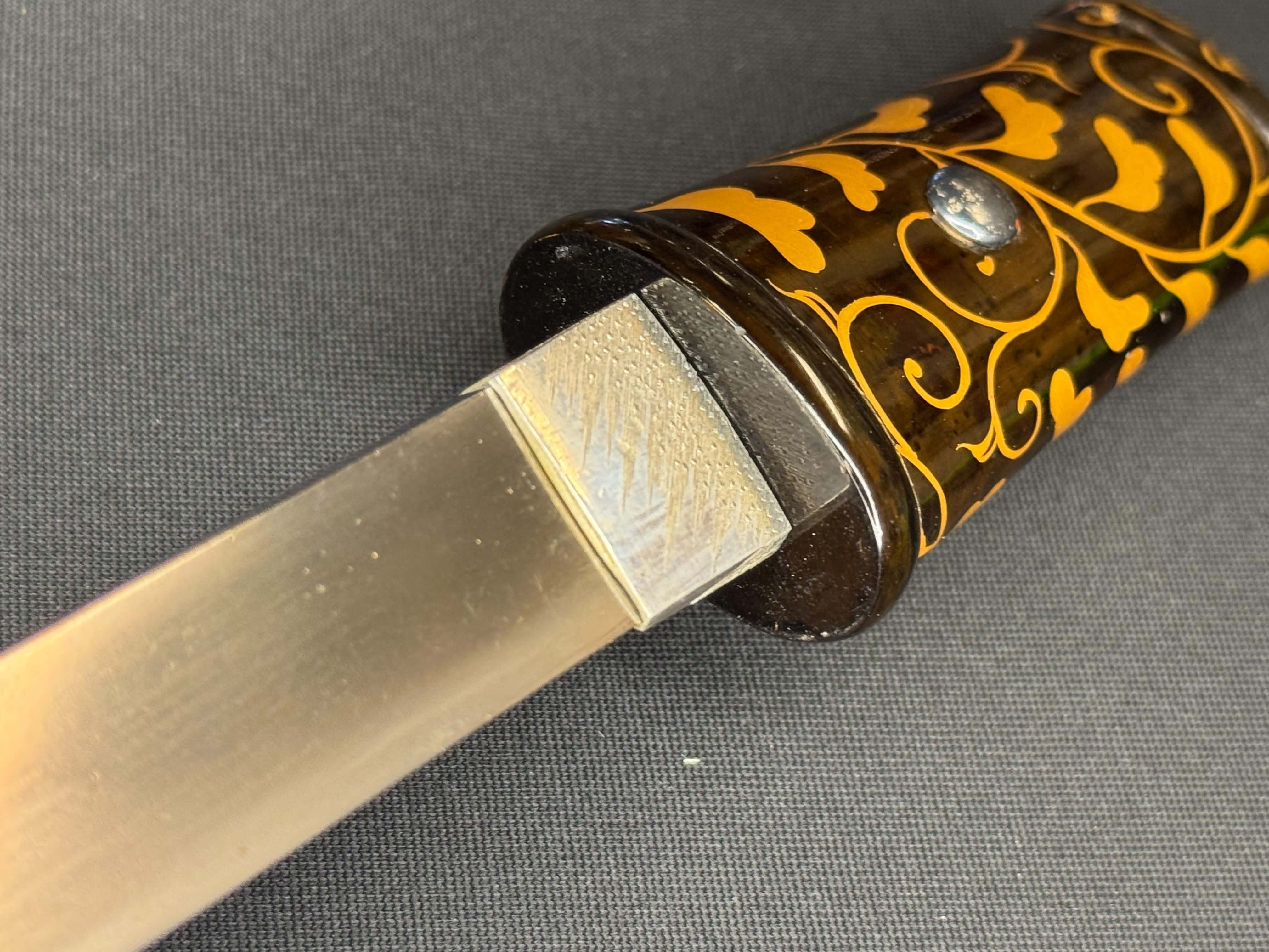 Antique Nihonto - thiccc Yoroi Doshi Armor Piercer Tanto with Koshirae