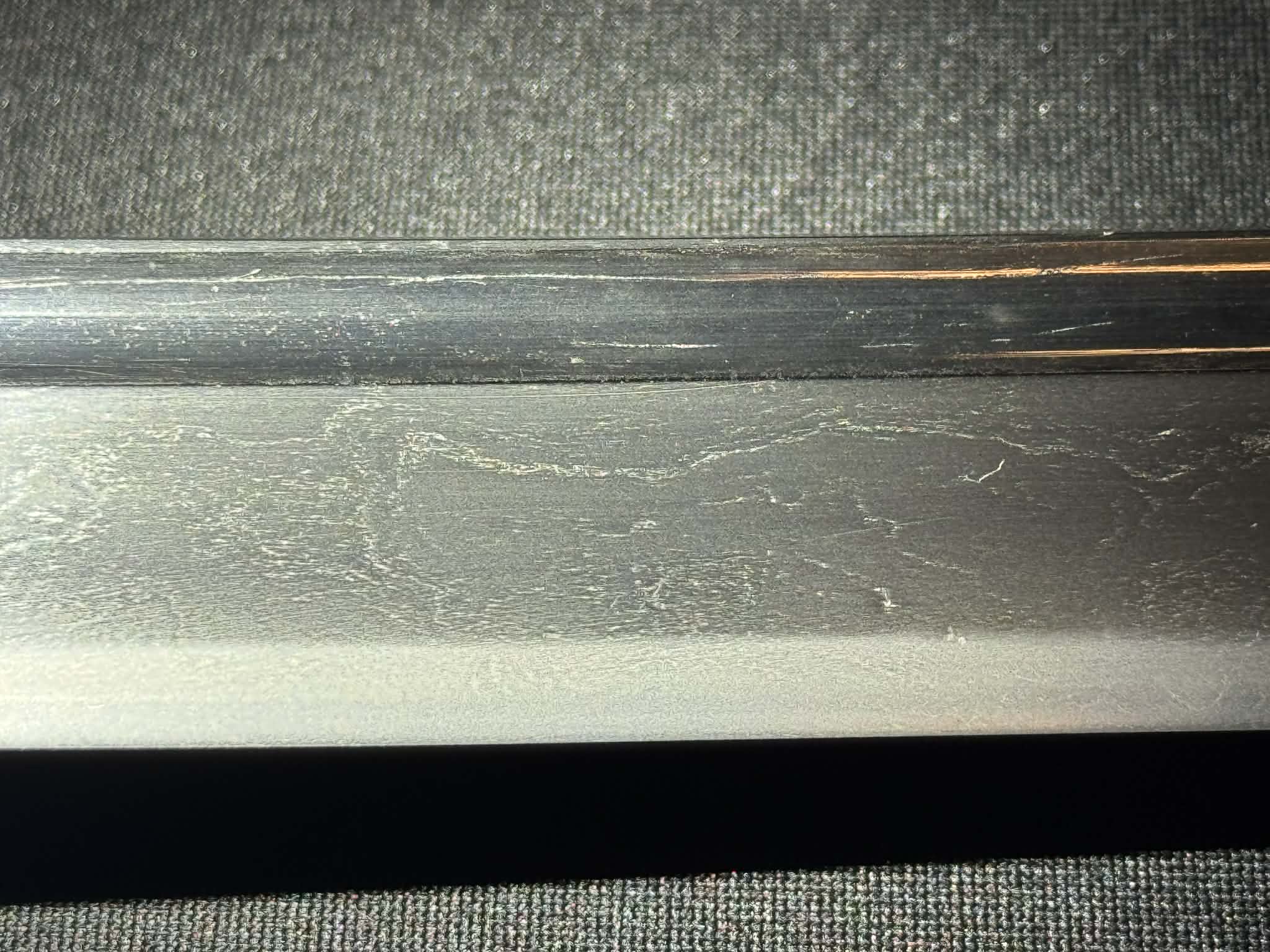 Antique Nihonto - Late Muromachi Katana in Shirasaya - Signed Tomotsugu, NBTHK attributed to Uda