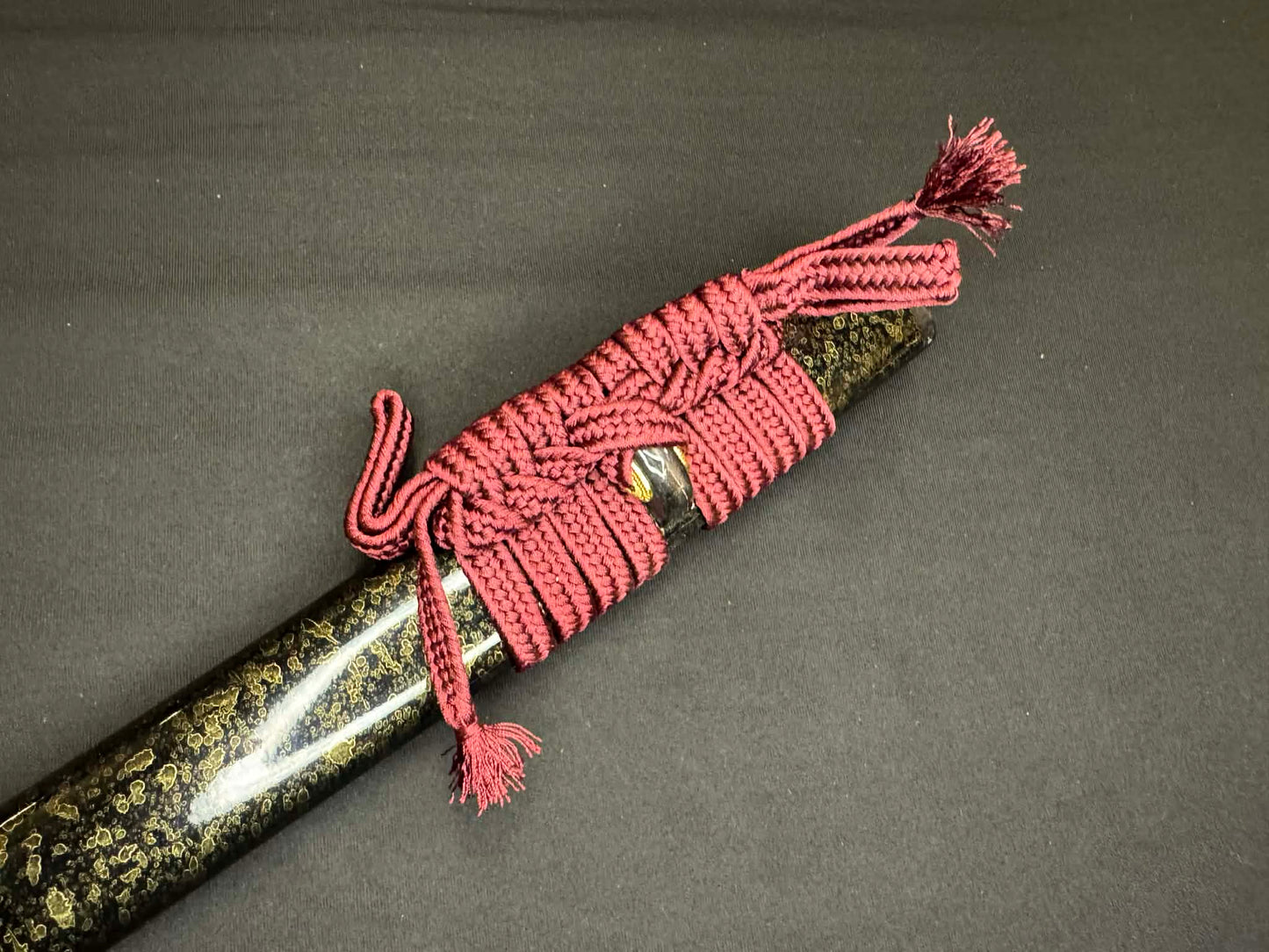 Moritaka Razor Prestige Katana - Crimson Dragon - Clay-Tempered T10 Choji hamon, Hazuya Polish