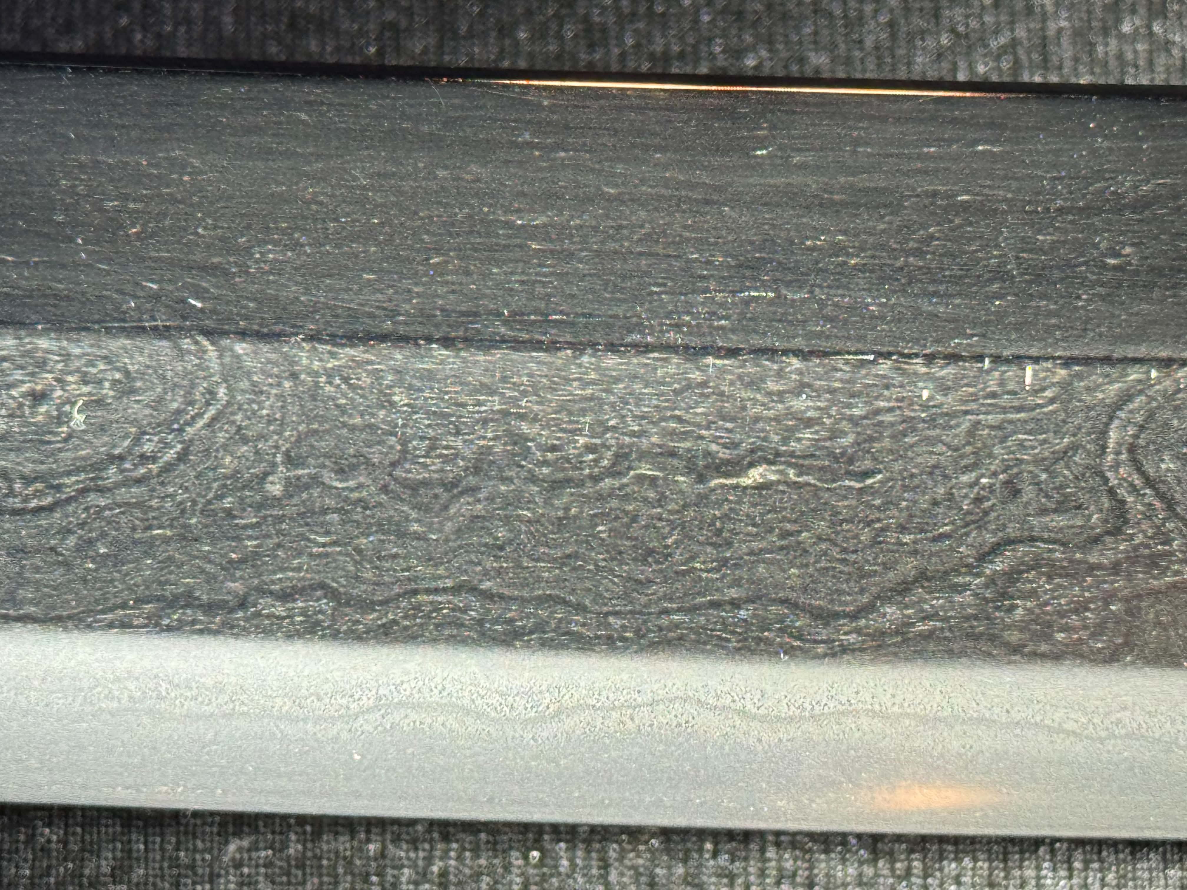 Antique Nihonto - Late Edo GIANT Katana with Koshirae, Signed Koshu Yori Katsuyamajo Minami Hisatsugu Saku Kore, Dated Tenpo 13 February, NBTHK Certified
