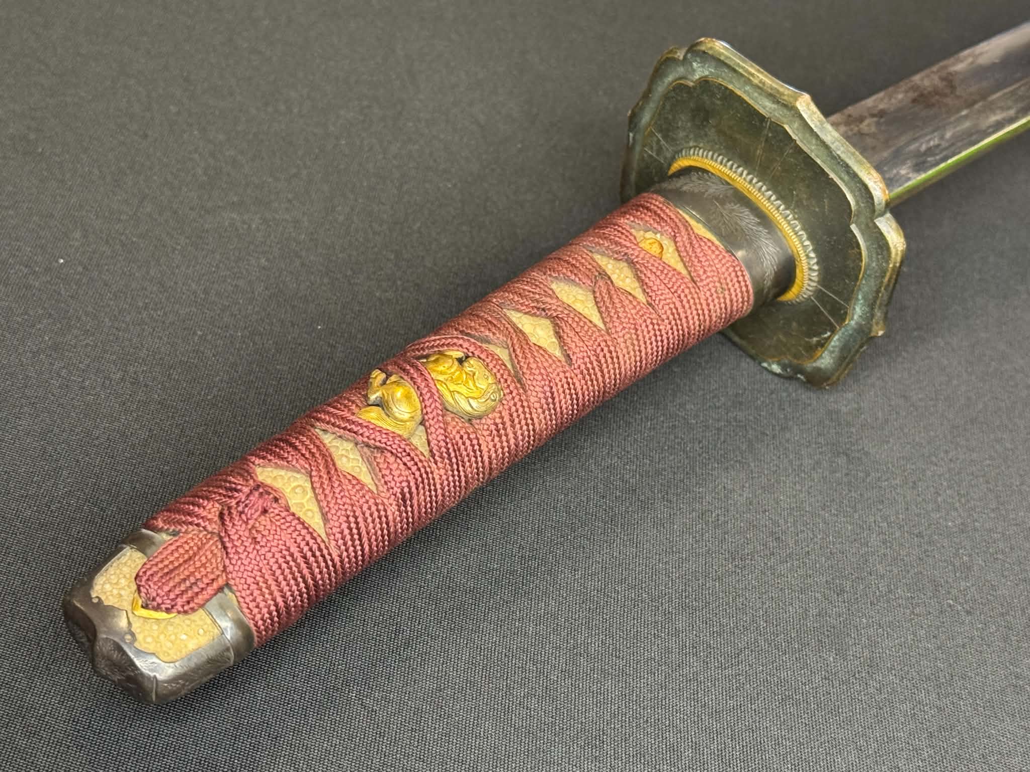 Antique Nihonto - Wakizashi in kodachi Koshirae with WW2 surrender tag