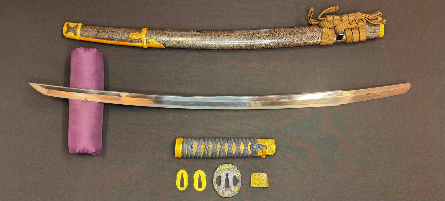 Antique Nihonto - Early Edo Wakizashi in Handachi Koshirae