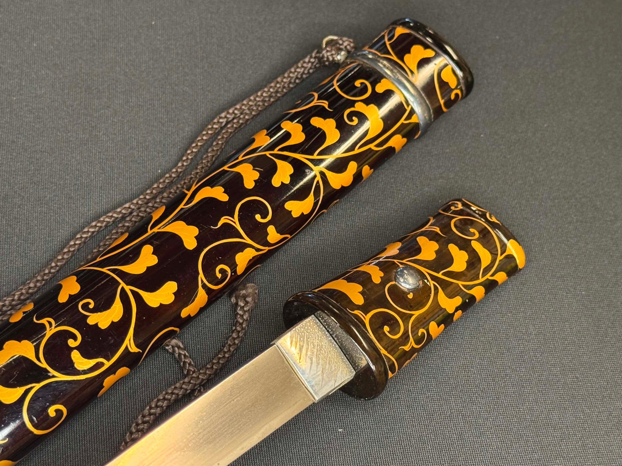 Antique Nihonto - thiccc Yoroi Doshi Armor Piercer Tanto with Koshirae