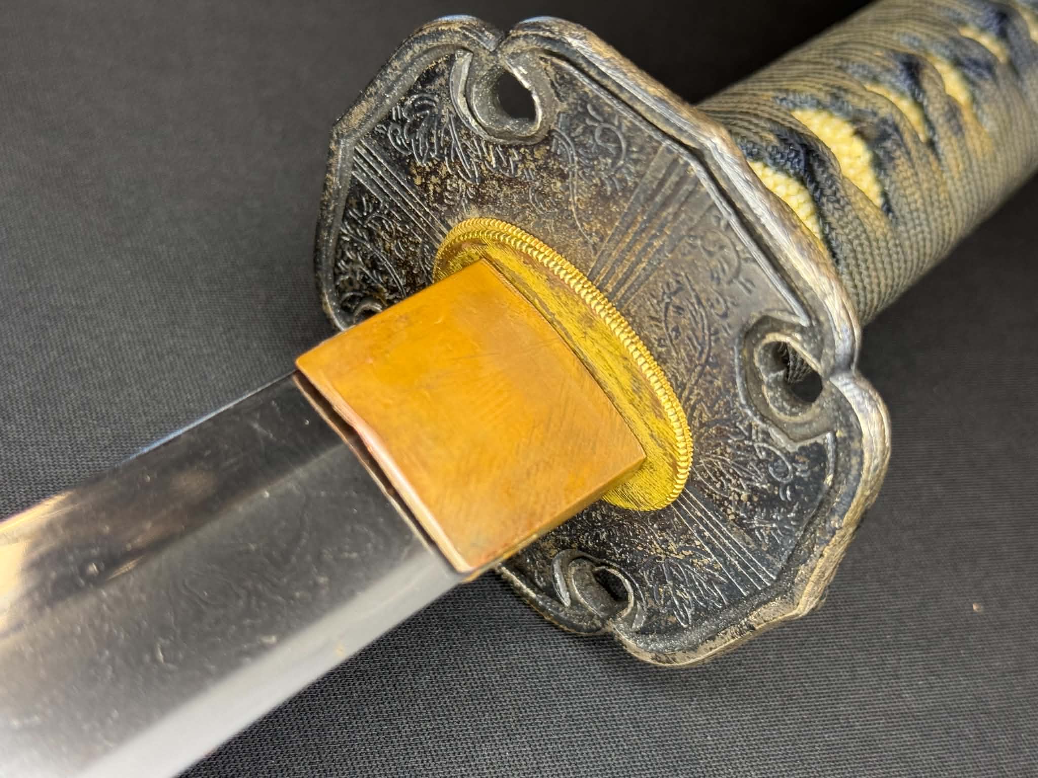 Antique Nihonto - Katana with Tachi Koshirae, Toensha Attributed to Bizen Yoshimitsu