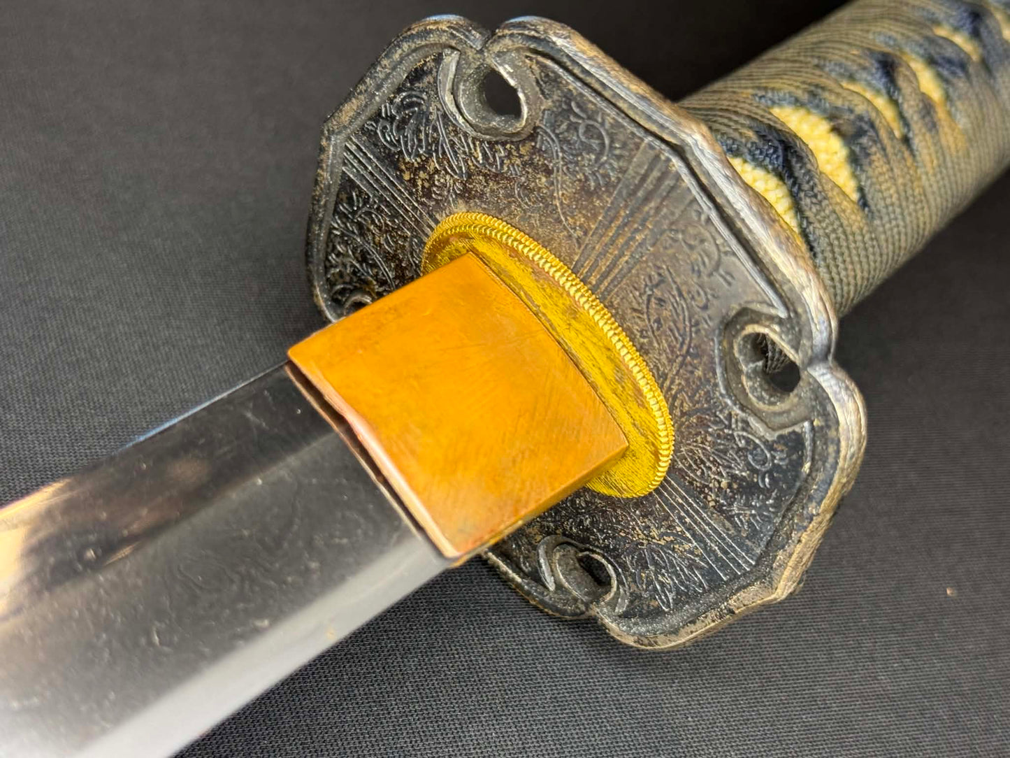 Antique Nihonto - Katana with Tachi Koshirae, Toensha Attributed to Bizen Yoshimitsu