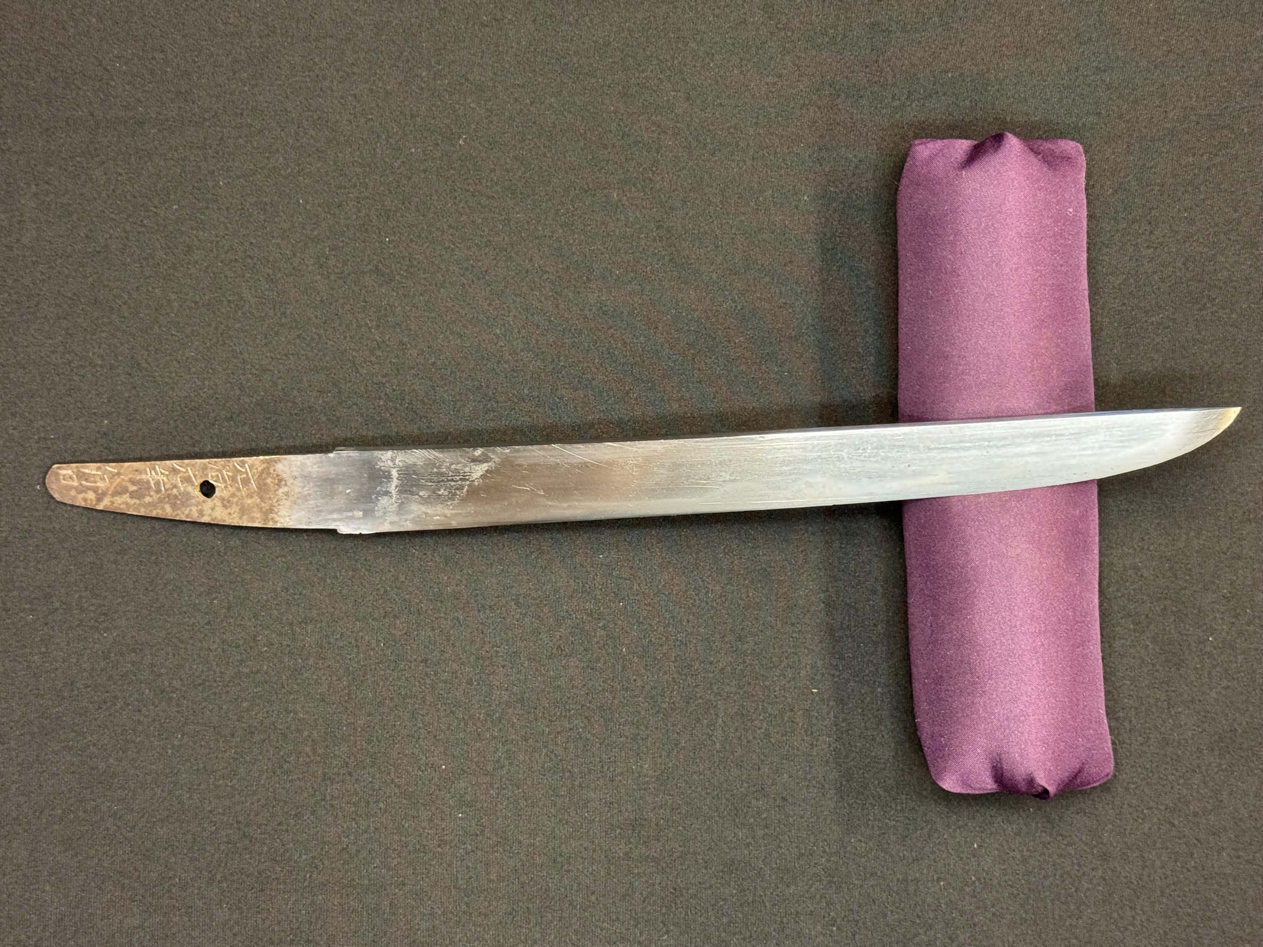 Antique Nihonto - Tanto in Koshirae, Signed Aizu Ju Michitoki, dated August  Genji 1 (1864)