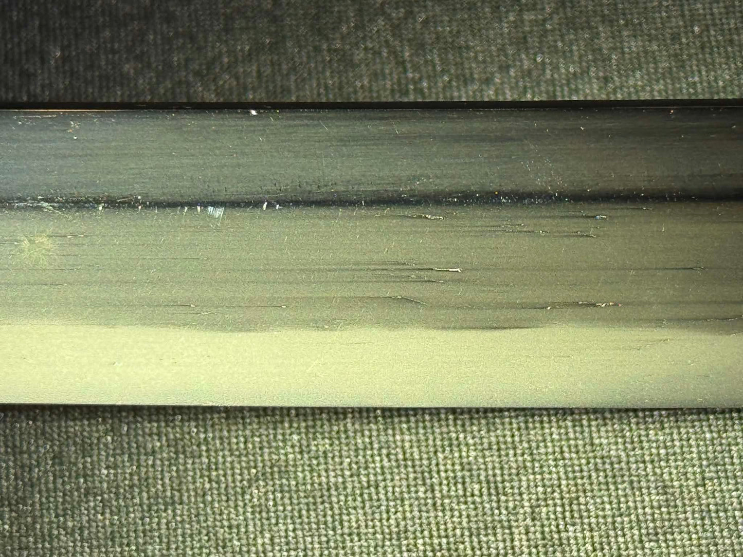 Antique Nihonto - POSSIBLE BATTLE DAMAGE Katana with Tachi Koshirae, signed Tsuguie (not verified)