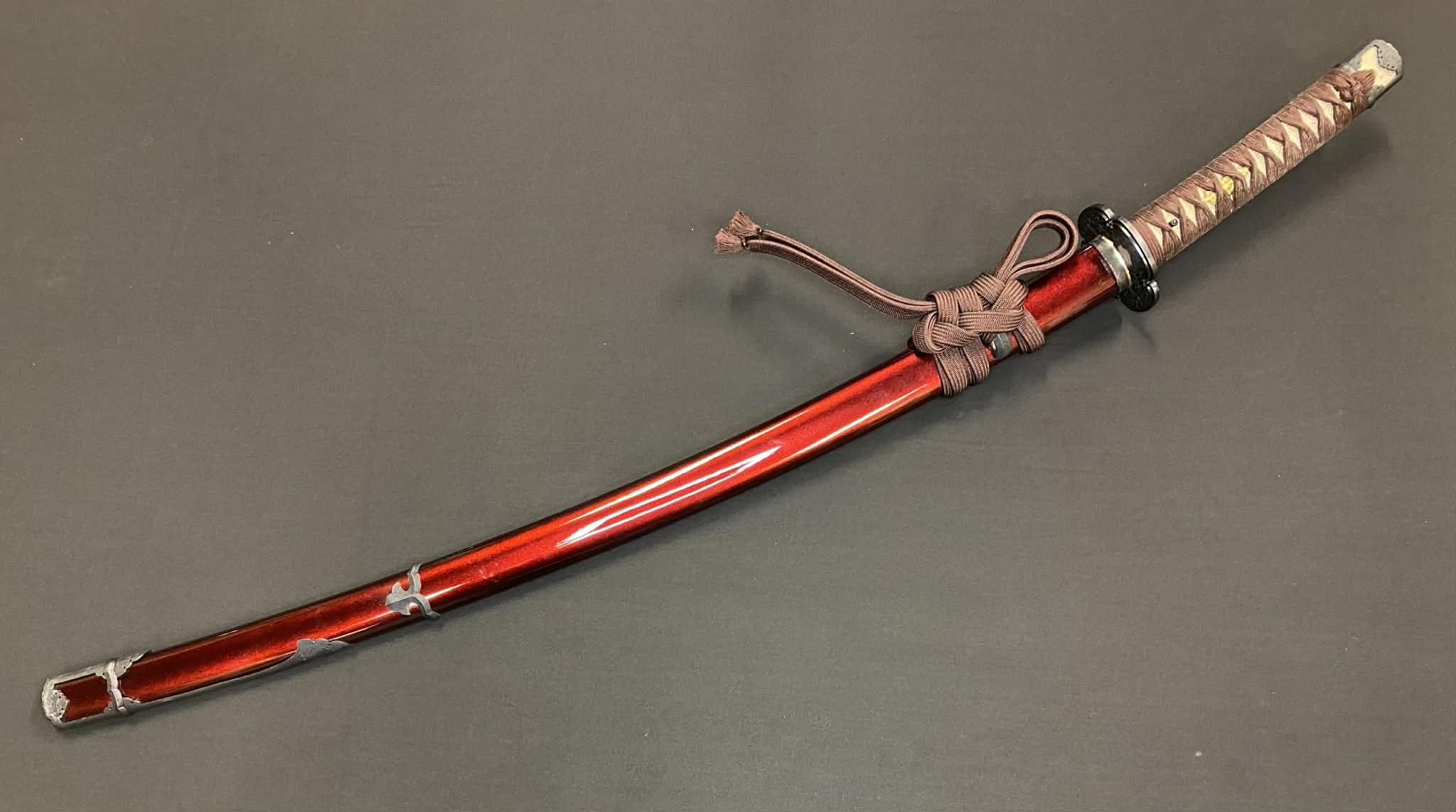 Masterwork Phoenix Armory Katana - Scarlet Vanguard Handachi Folded Steel