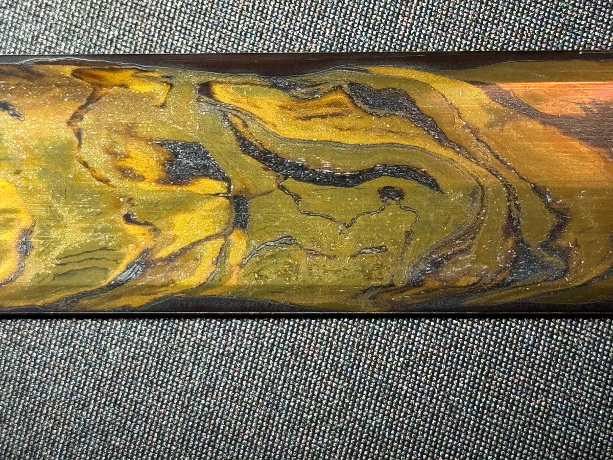 Cloudhammer Han Jian - Sokka 's Space Sword - Pattern Welded Meteorite Steel