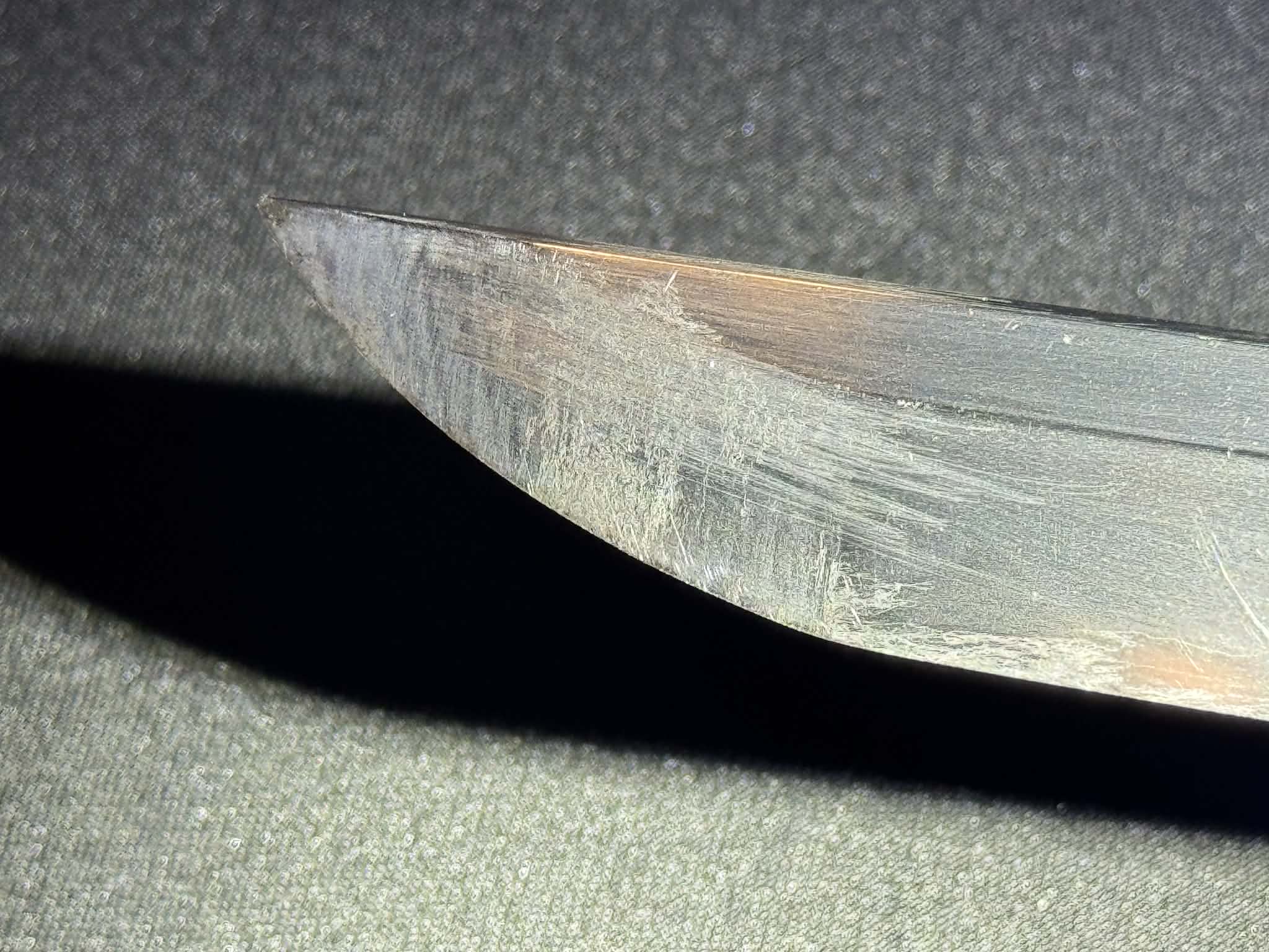 Antique Nihonto - Katana in Tachi Koshirae, signed Shinano no Kami Kunihiro Saku (unverified)