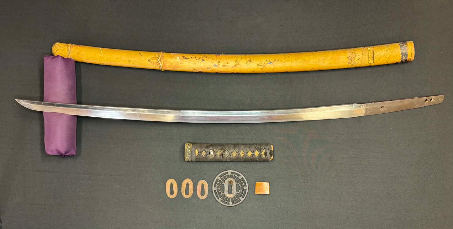 Antique Nihonto - Early Muromachi (600 years old) Katana in Handachi Koshirae