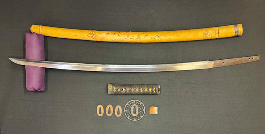 Antique Nihonto - Early Muromachi (600 years old) Katana in Handachi Koshirae