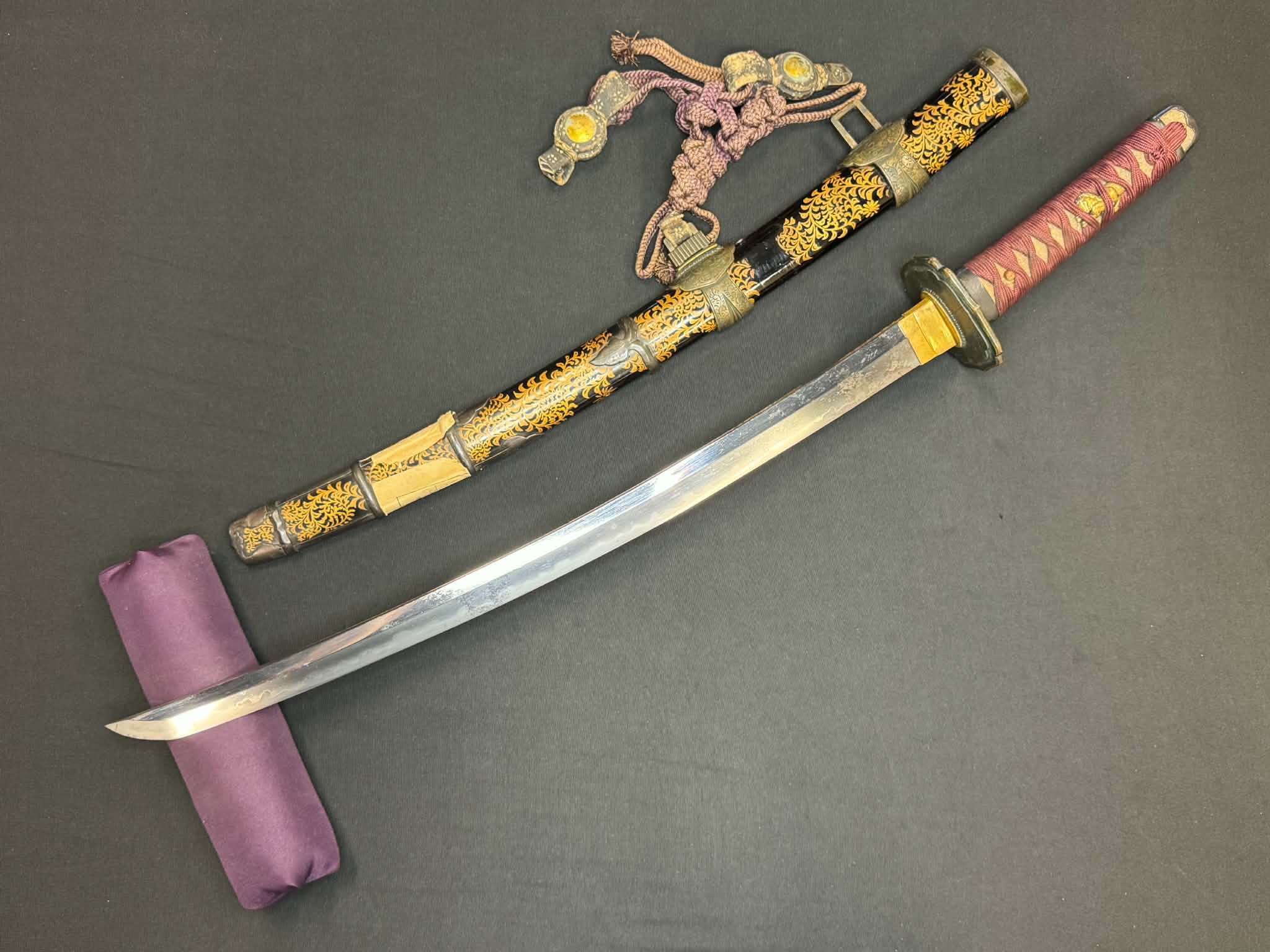 Antique Nihonto - Wakizashi in kodachi Koshirae with WW2 surrender tag