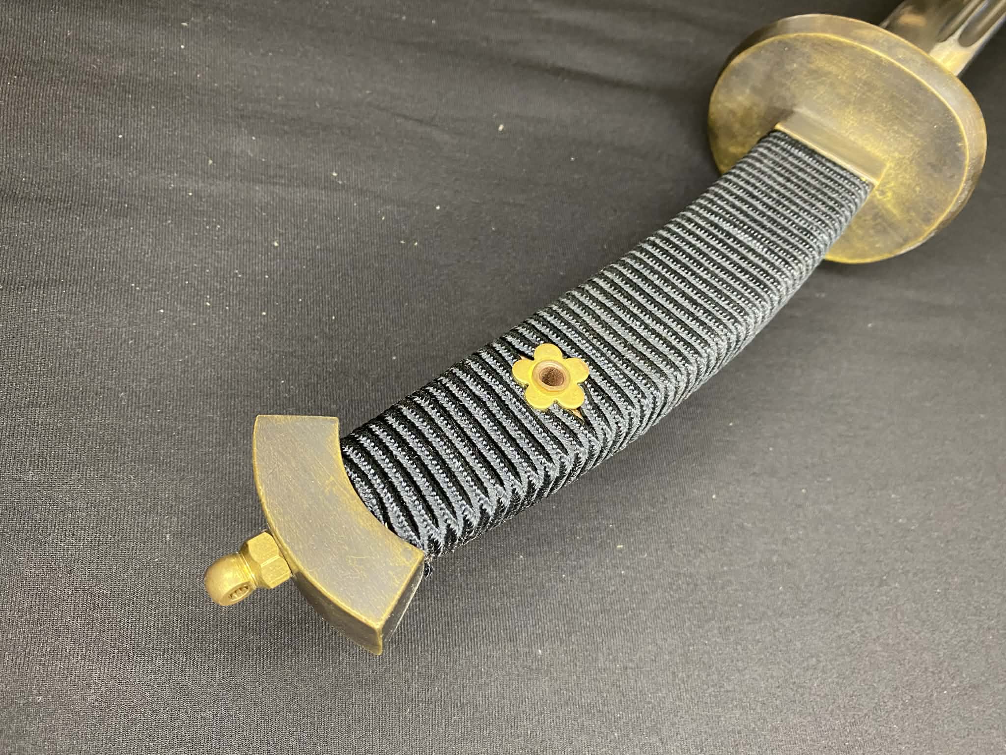 Ming Yanling Dao - Infantry Saber - Damascus Steel - rectangular profile scabbard