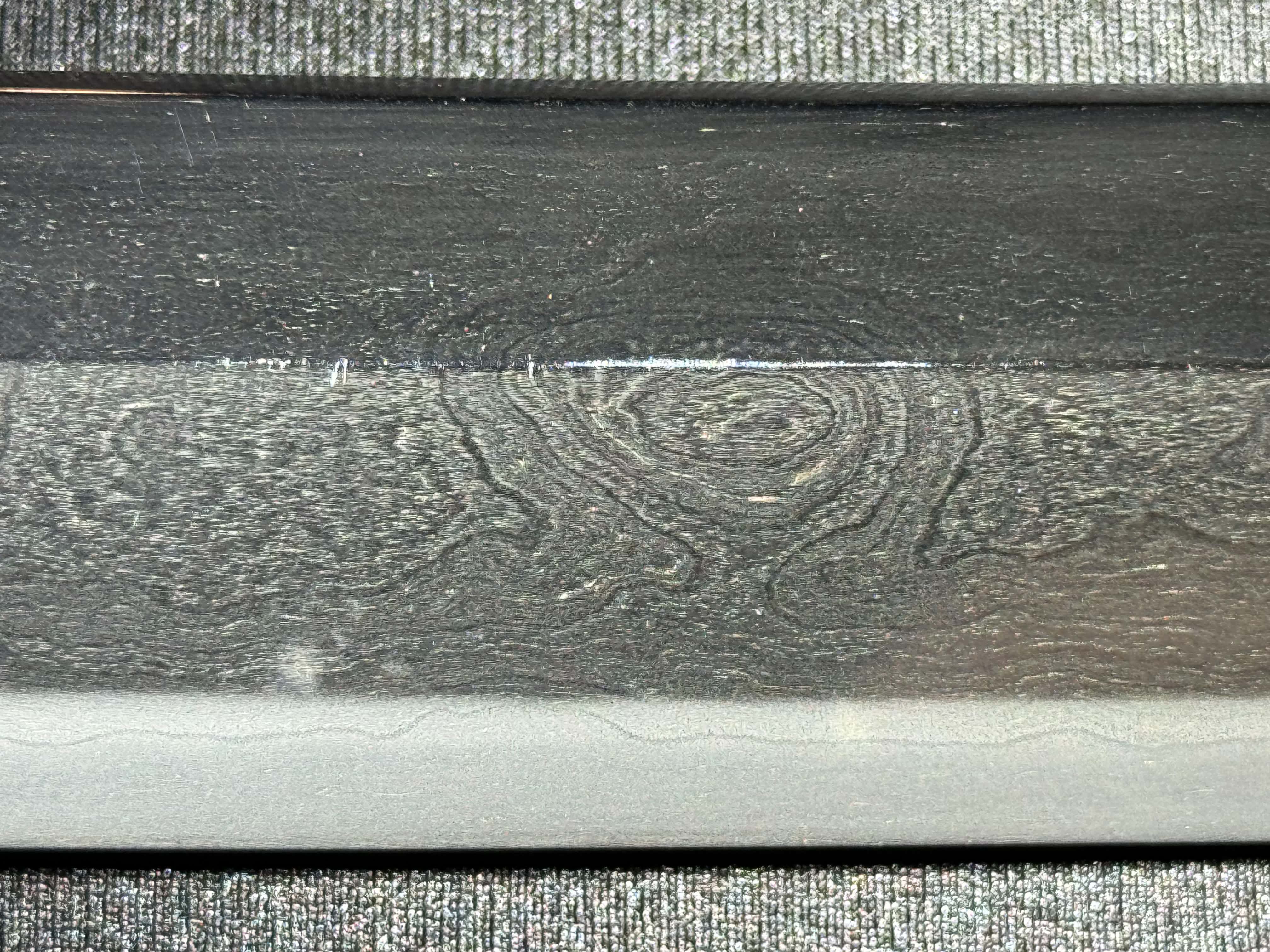 Antique Nihonto - Late Edo GIANT Katana with Koshirae, Signed Koshu Yori Katsuyamajo Minami Hisatsugu Saku Kore, Dated Tenpo 13 February, NBTHK Certified