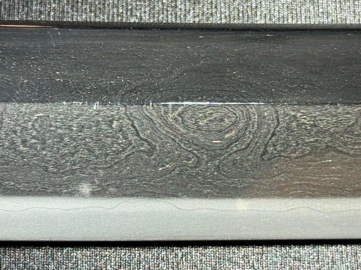 Antique Nihonto - Late Edo GIANT Katana with Koshirae, Signed Koshu Yori Katsuyamajo Minami Hisatsugu Saku Kore, Dated Tenpo 13 (1842) February, NBTHK Certified