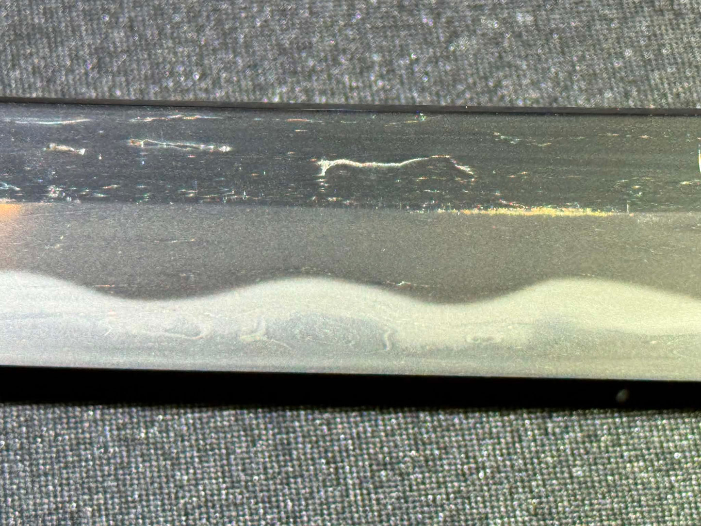Antique Nihonto - Possible BATTLE DAMAGE Katana in Tachi Koshirae, signed Kunimune (unverified)