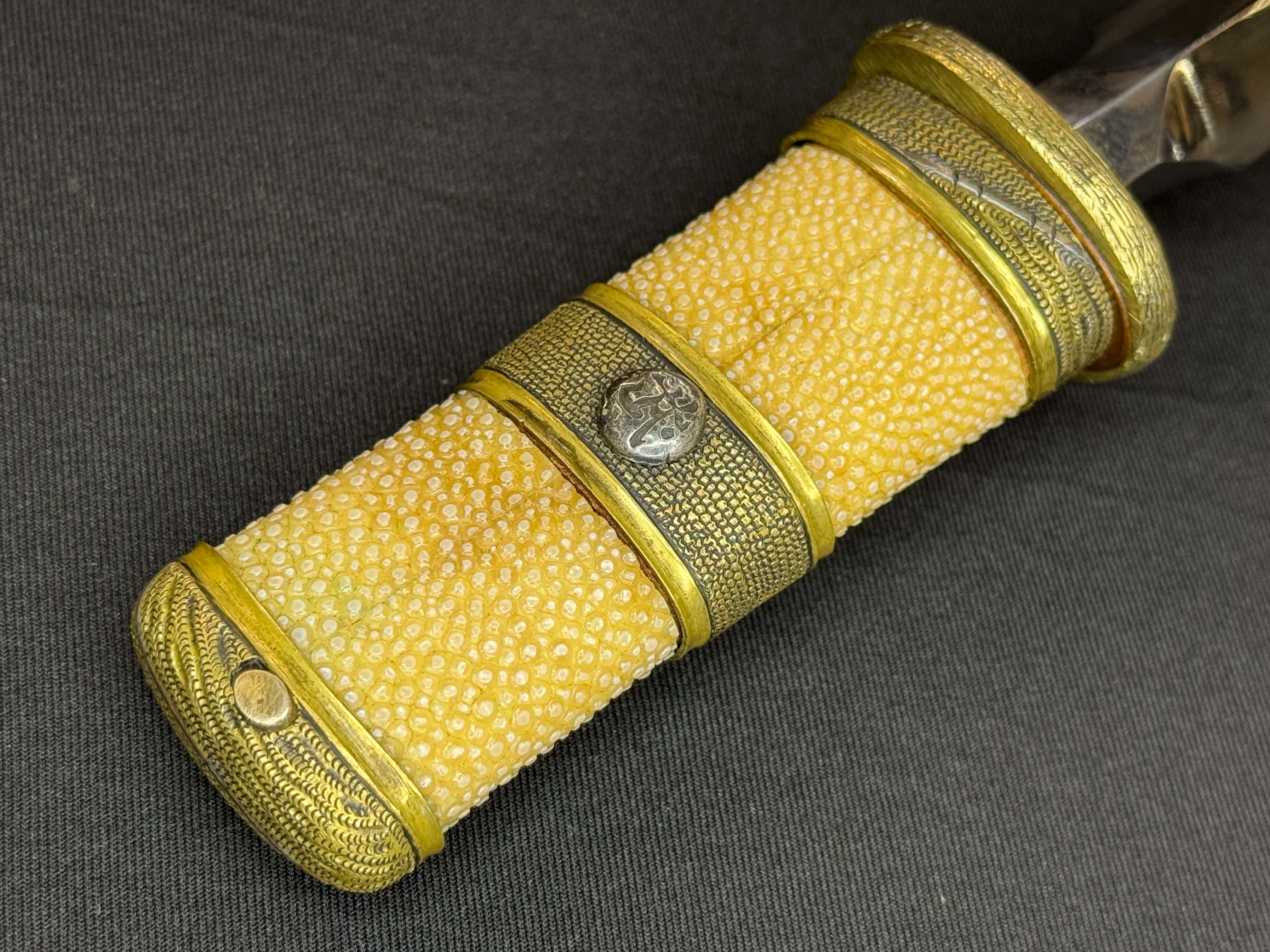 Antique Nihonto - Edo Period (150-400 years old) Yari in Tanto Koshirae, signed Shimosaka