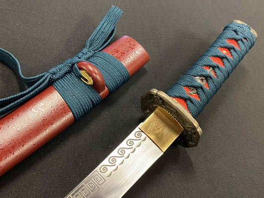Phoenix Armory Tanto - Lattice Cherry - 65mn