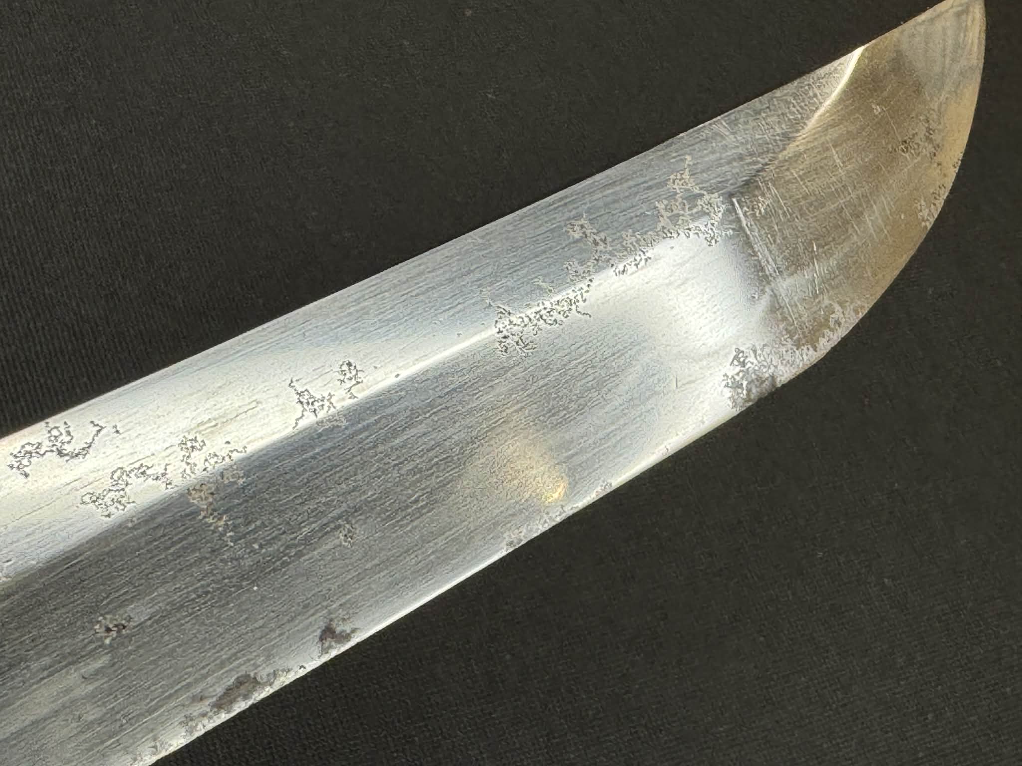 Nihonto - Showato Katana in Tachi Koshirae, Signed Seki Kanemune Saku