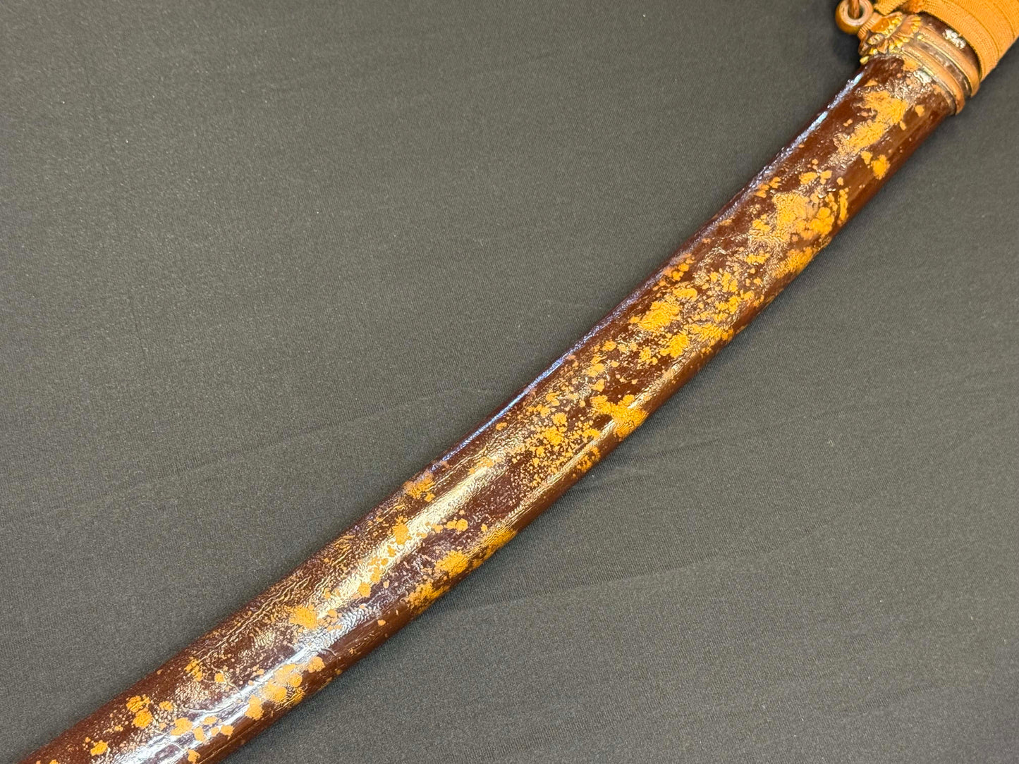 Antique Nihonto - VERY LONG, VERY CURVED Katana in Tachi Koshirae with SAIHA HAGIRE