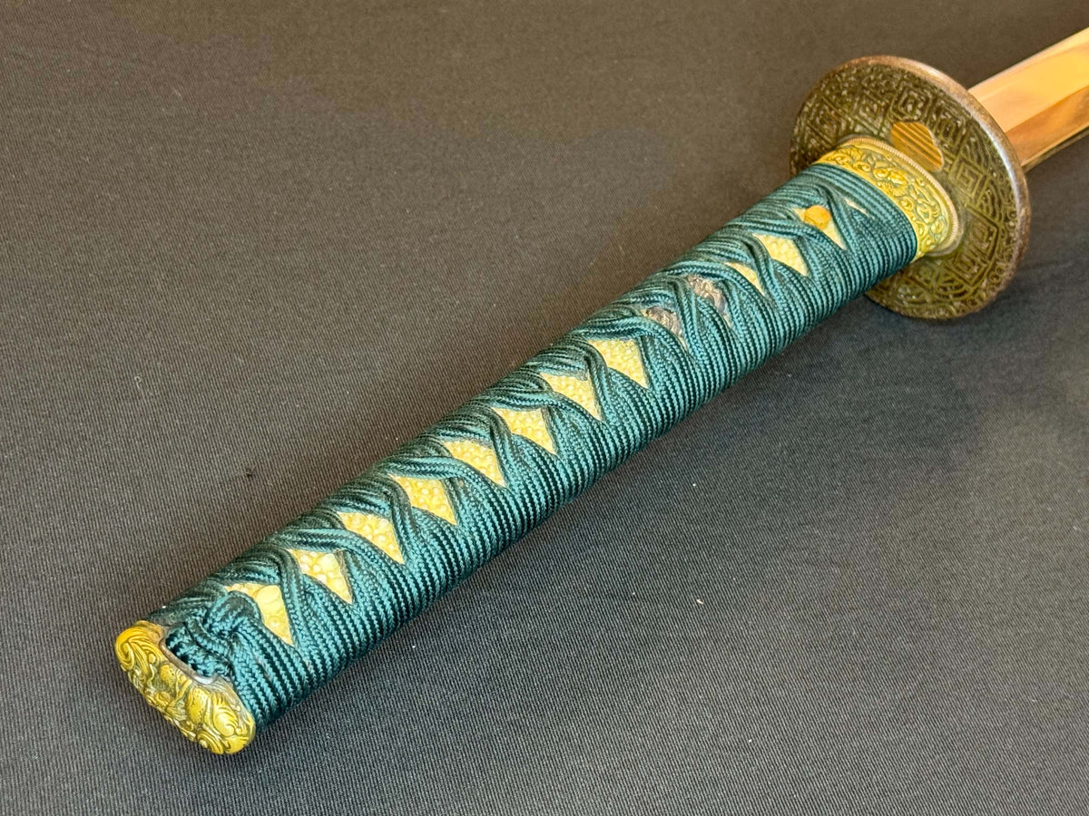 Antique Nihonto - Late Edo Katana in Koshirae, Signed Bingo no Kuni Ju Masanori Saku, NBTHK certified