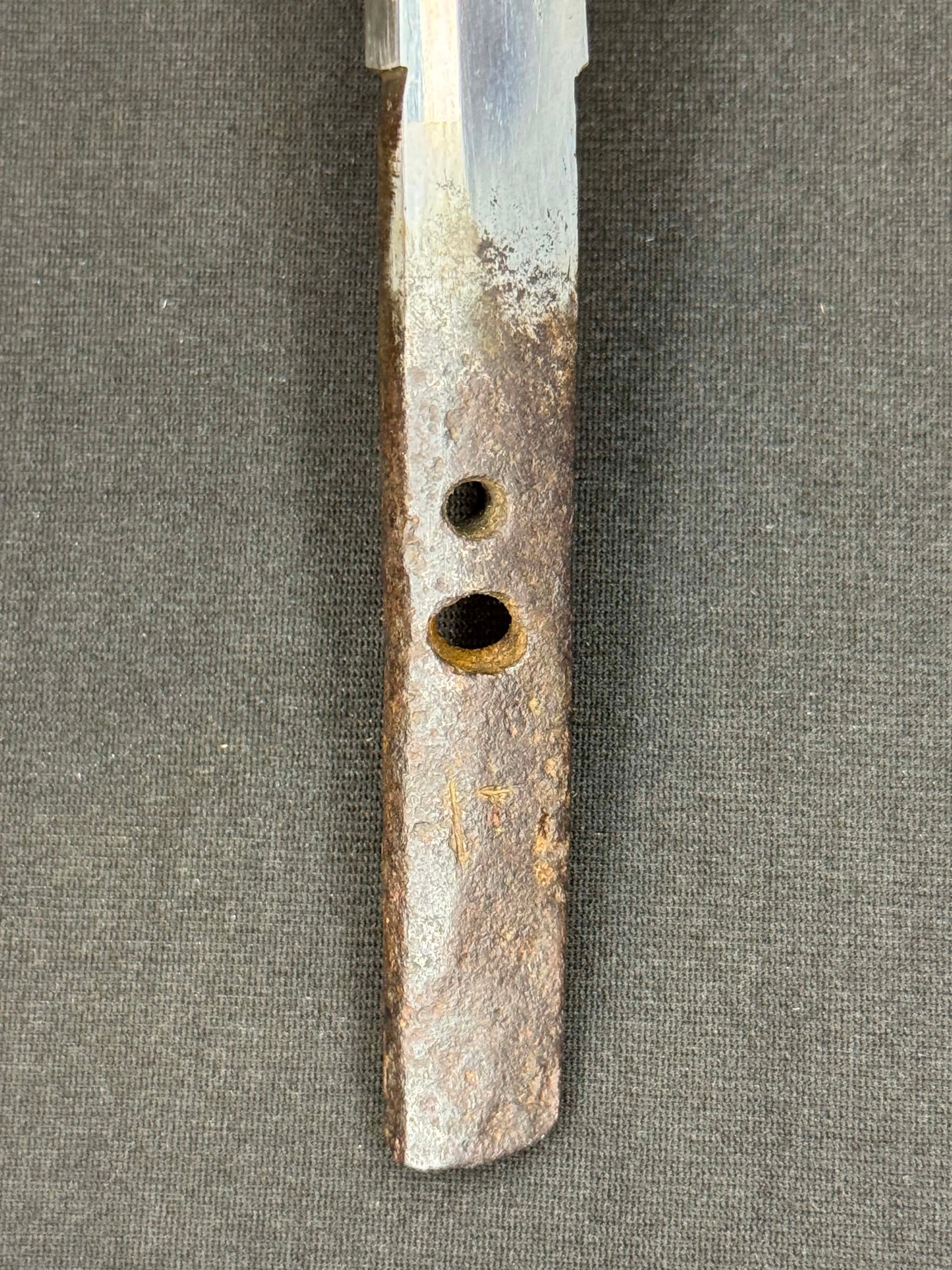 Antique Nihonto - thiccc Yoroi Doshi Armor Piercer Tanto in Koshirae