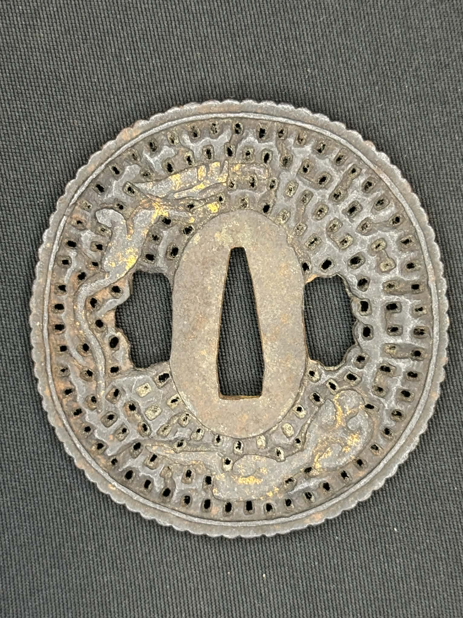 Antique Nihonto - Wakizashi in Koshirae with Dragon Nanban Tsuba