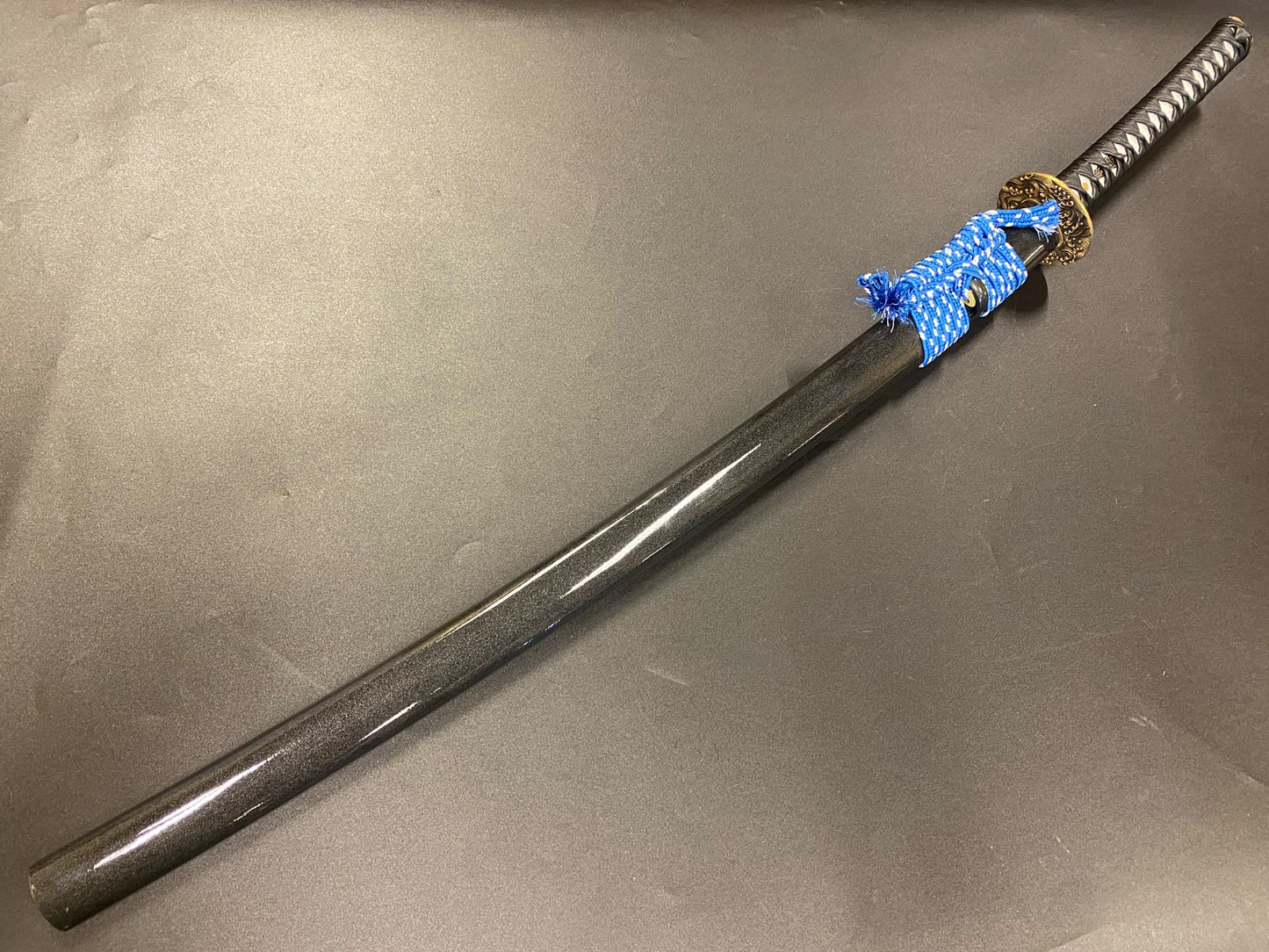 Bohihyu Katana- Blue Wave - Folded Steel, Clay-Tempered